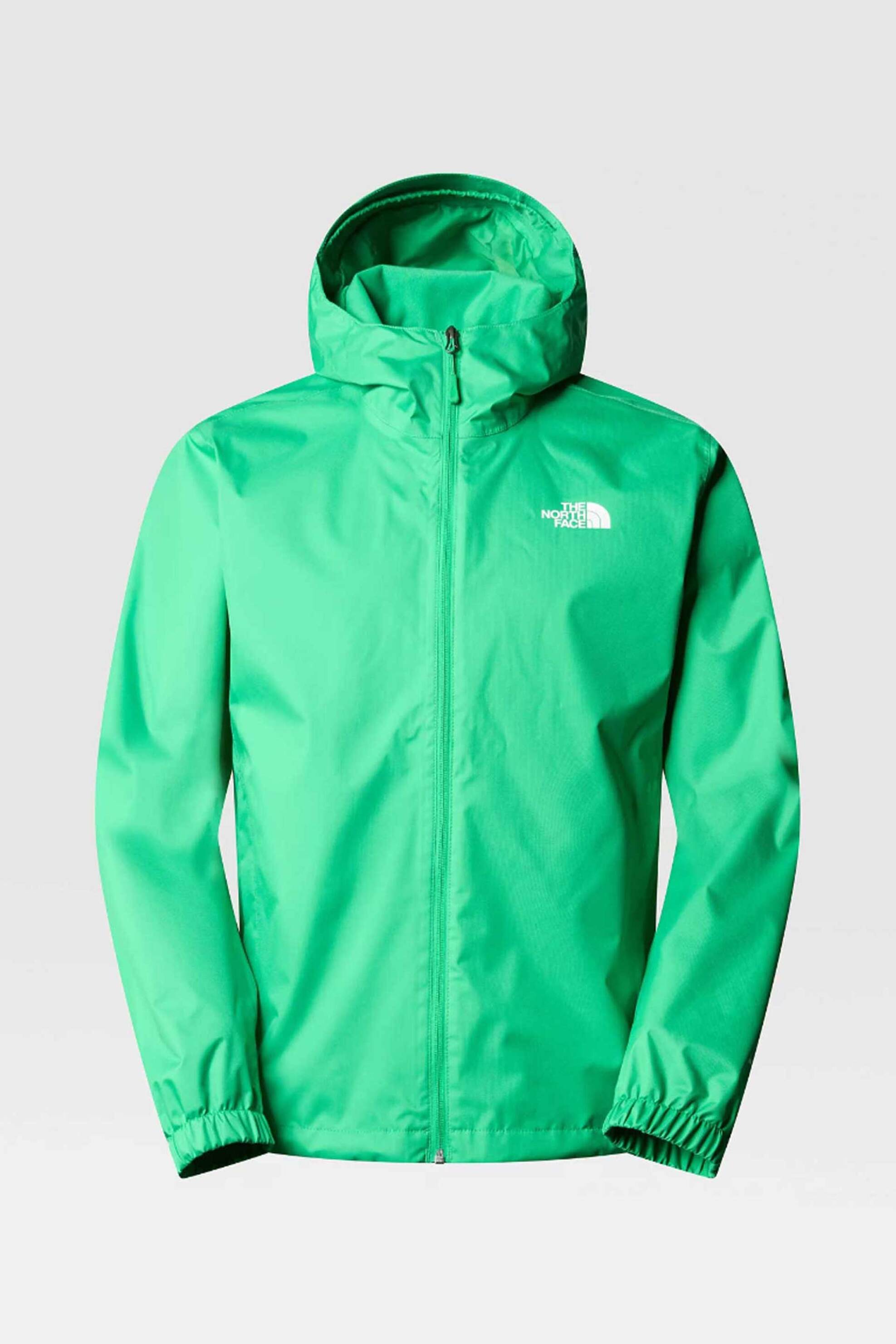 Ανδρική Μόδα > Ανδρικά Ρούχα > Ανδρικά Μπουφάν & Παλτό > Ανδρικά Μπουφάν The North Face ανδρικό μπουφάν μονόχρωμο αδιάβροχο με contrast logo prints "Quest" - NF00A8AZPO81 Πράσινο Tropical