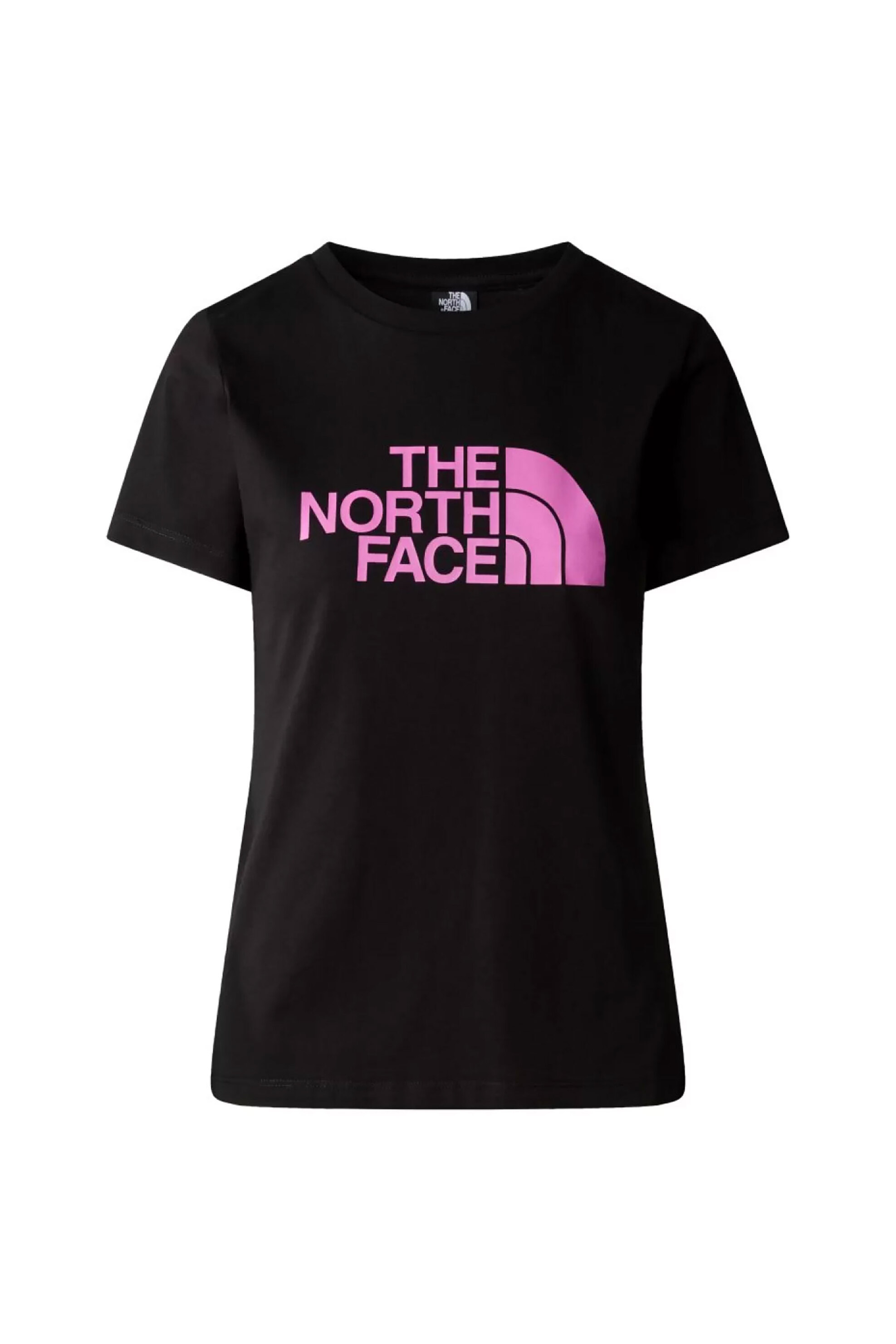 Γυναικεία Ρούχα & Αξεσουάρ > Γυναικεία Ρούχα > Γυναικεία Τοπ > Γυναικεία T-Shirts The North Face γυναικείο T-shirt βαμβακερό μονόχρωμο με contrast logo prints "Easy" - NF0A87N6YES1 Μαύρο