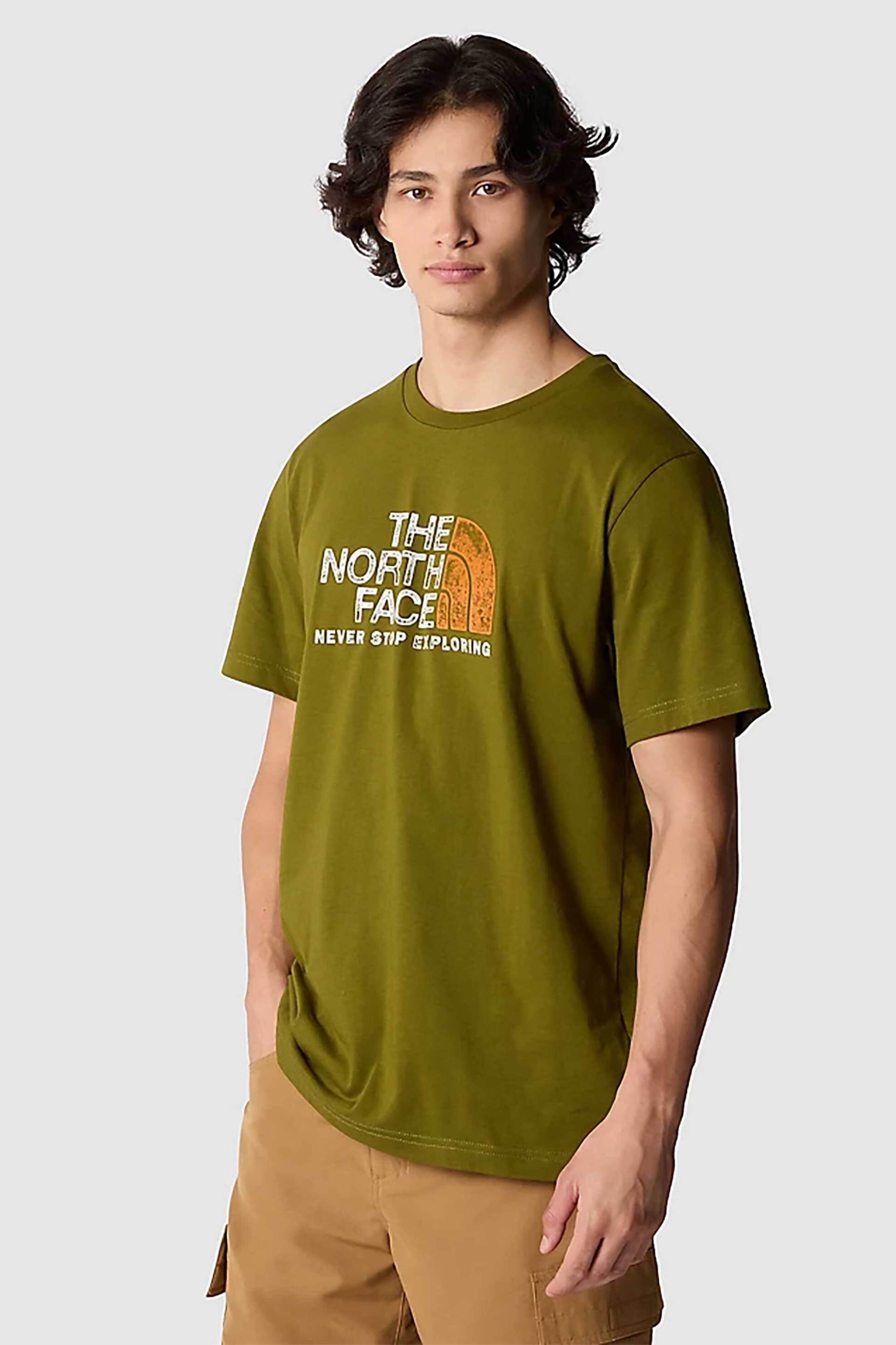 The North Face ανδρικό T-shirt με μεγάλο λογότυπο 