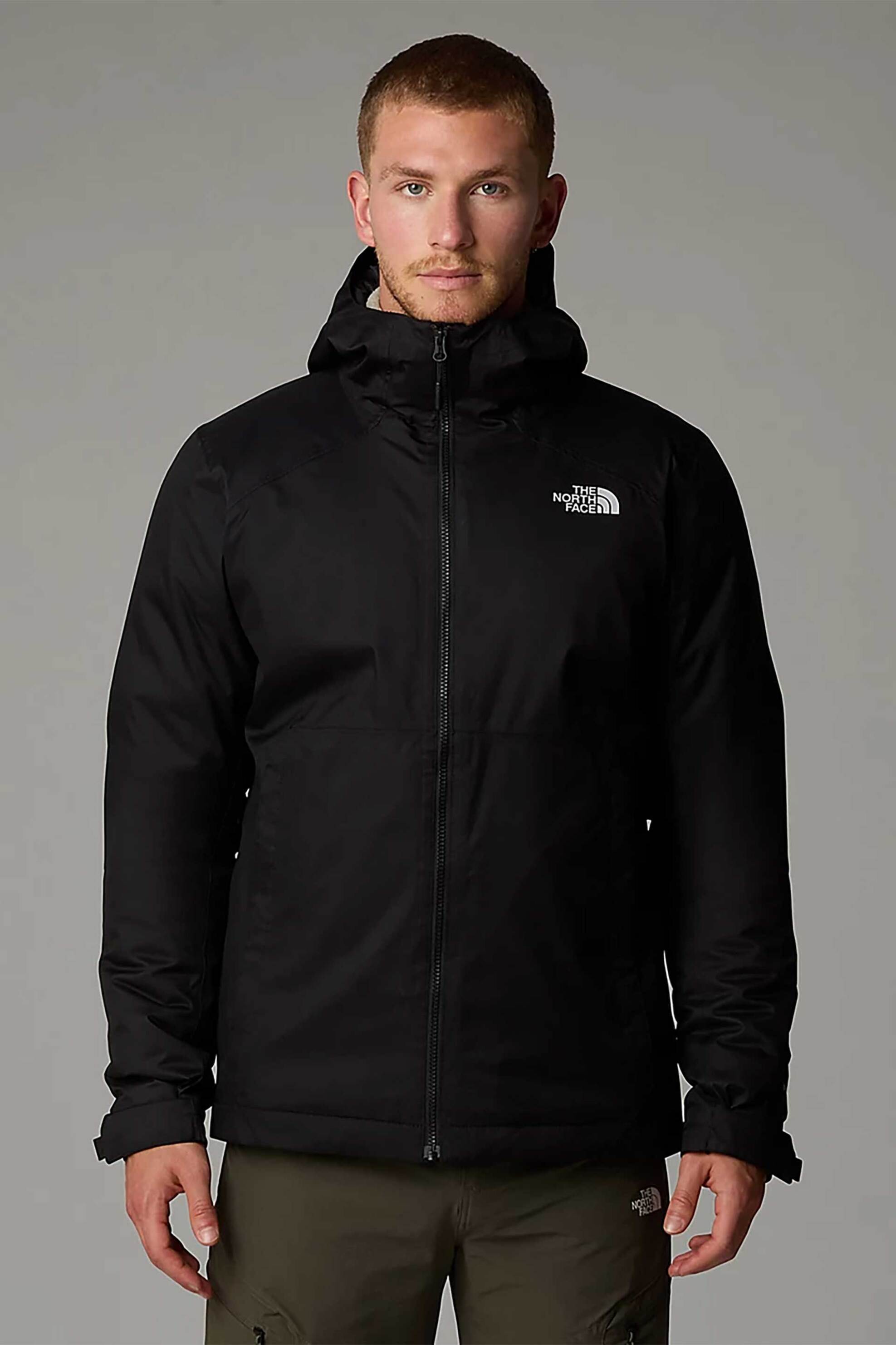 THE NORTH FACE The North Face ανδρικό αδιάβροχο μπουφάν με κουκούλα Standard Fit "Millerton Insulated" - NF0A3YFI4H01 Μαύρο