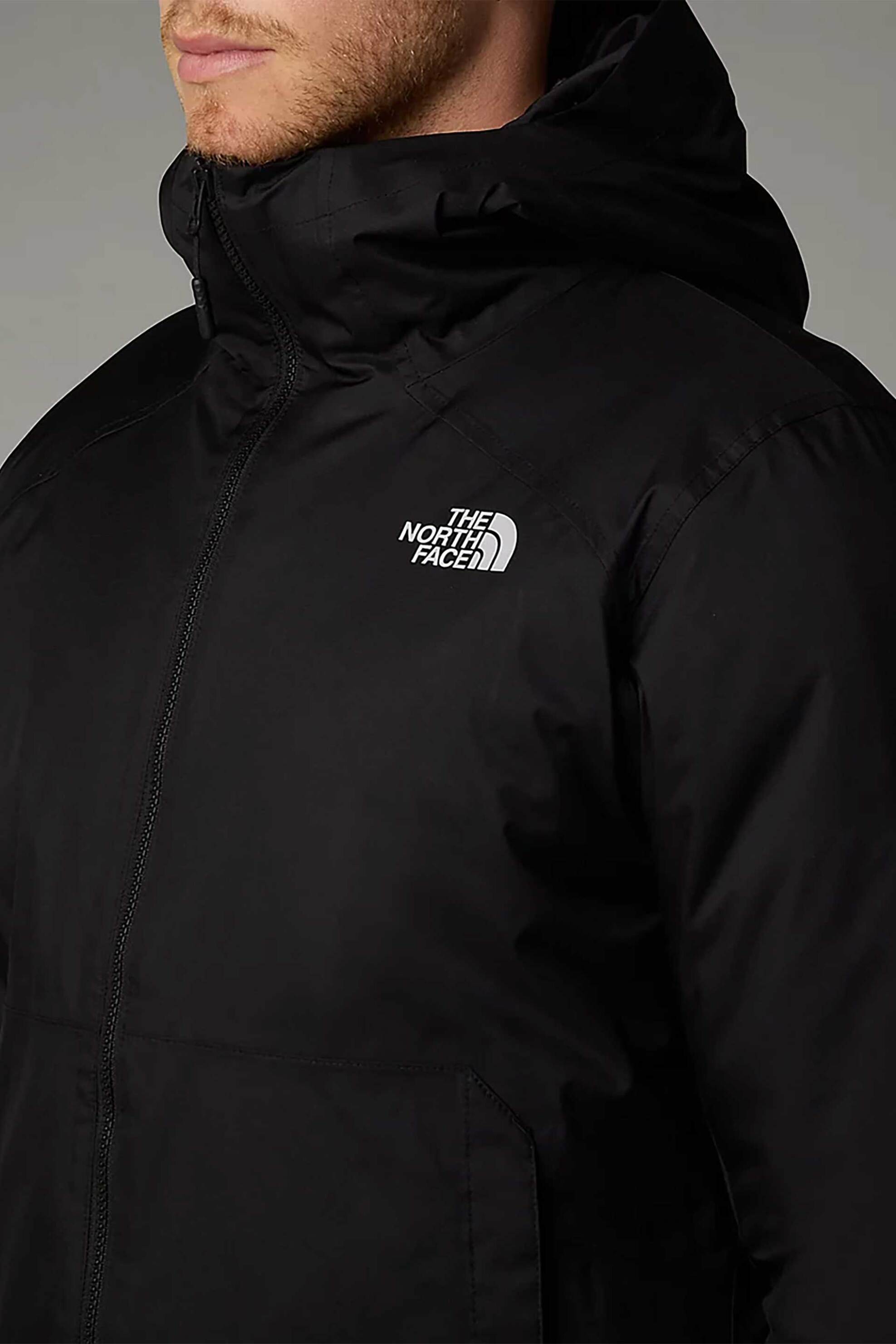 The North Face ανδρικό αδιάβροχο μπουφάν με κουκούλα Standard Fit "Millerton Insulated" - NF0A3YFI4H01 Μαύρο φωτογραφία