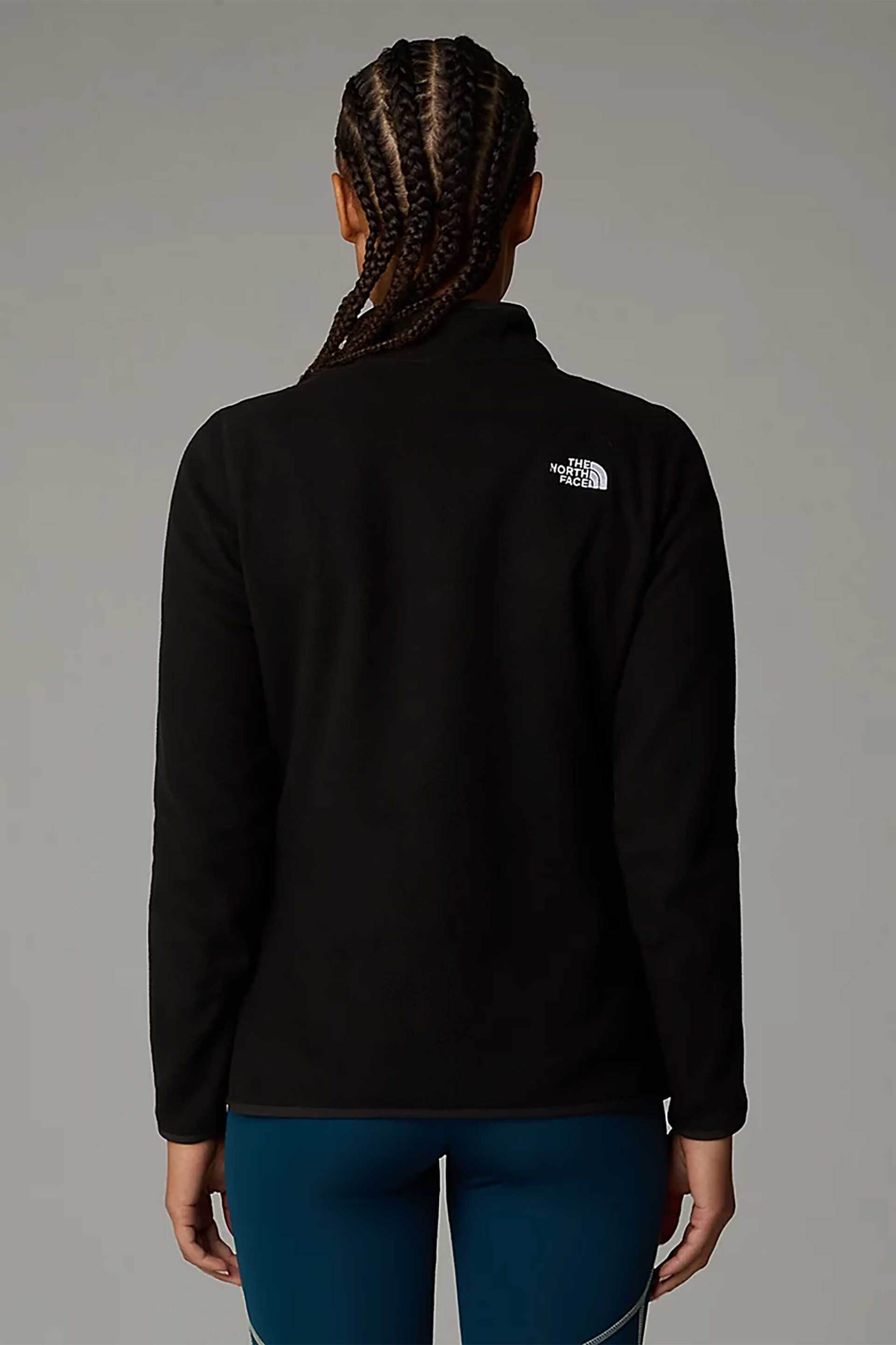The North Face γυναικεία μπλούζα φούτερ fleece "Glacier 1/4 Zip" - NF0A855M4H01 Μαύρο φωτογραφία