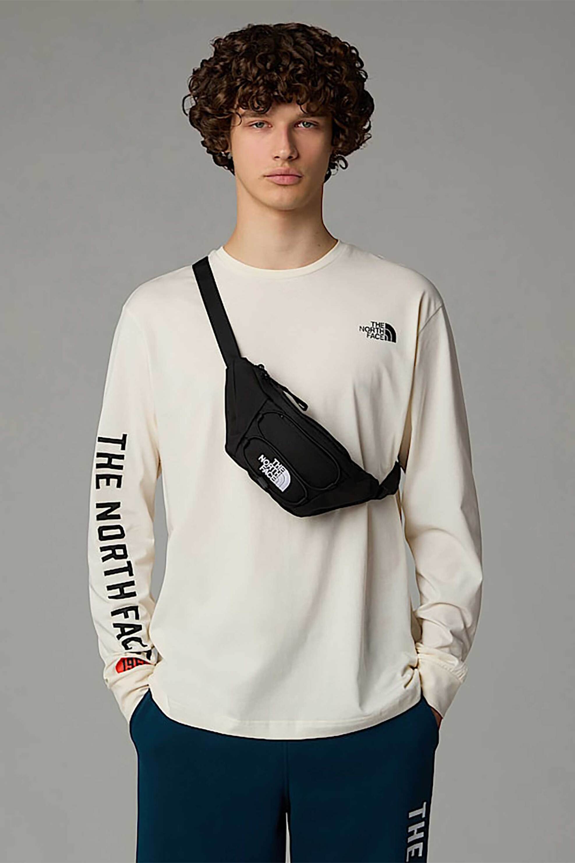 The North Face Ανδρικό Τσαντάκι Μέσης Μονόχρωμο με Κεντημένο Λογότυπο Jester Lumbar&Apos - Nf0A52Tm4H01 Μαύρο