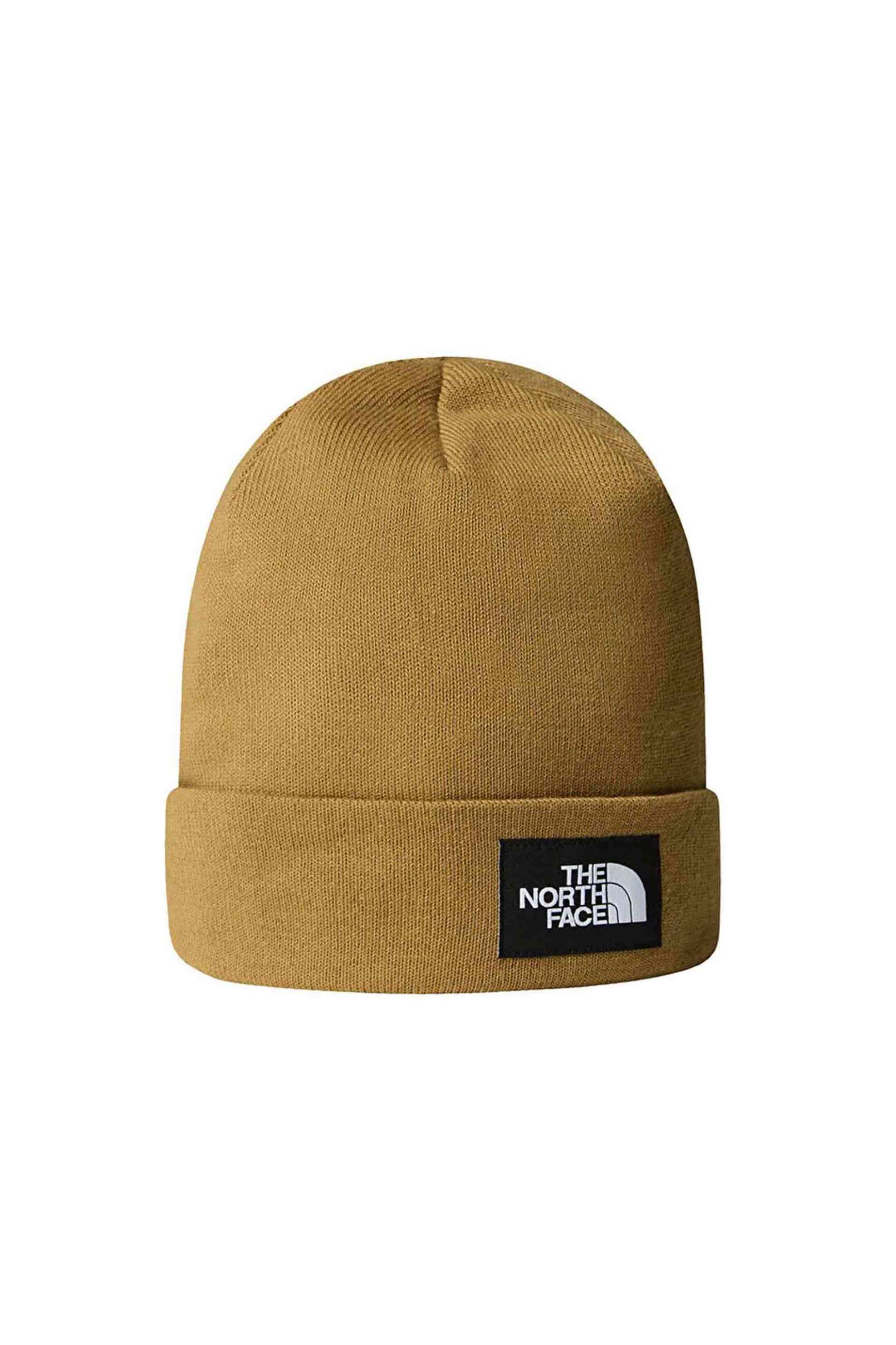 The North Face unisex σκούφος μονόχρωμος με logo patch "Dock Worker" - NF0A3FNT1731 Καφέ Ανοιχτό φωτογραφία