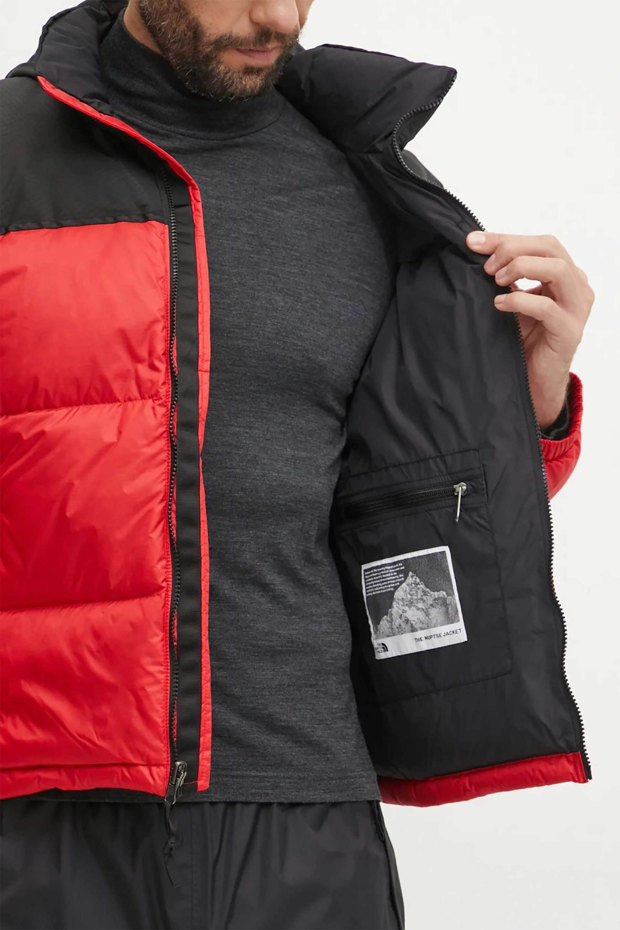 The North Face ανδρικό αδιάβροχο μπουφάν με κουκούλα "TNF x 30th Years HMLYN" - NF0A3C8D7GO1 Κόκκινο φωτογραφία