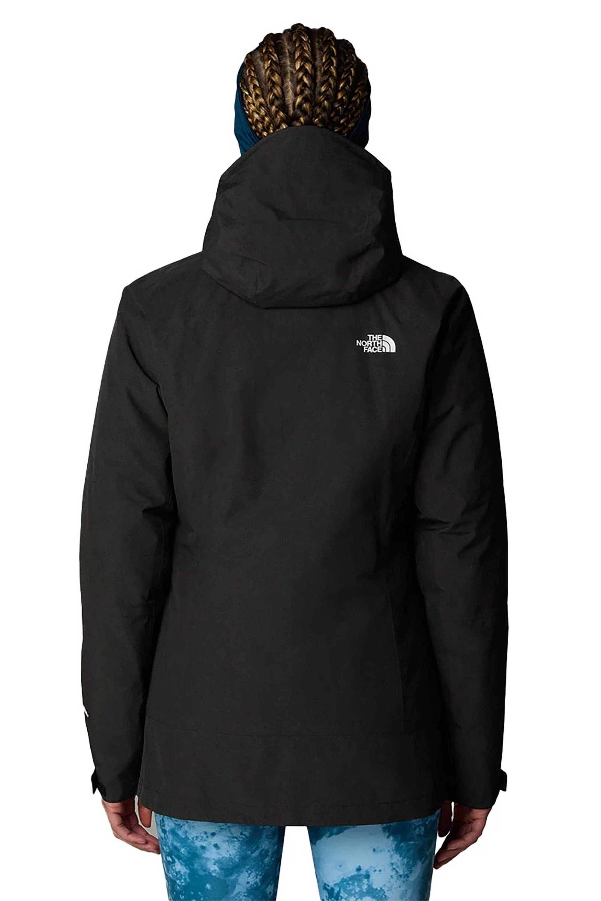 The North Face γυναικείο μπουφάν μονόχρωμο με λογότυπο Regular Fit - NF0A4SVJAIS1 Μαύρο φωτογραφία