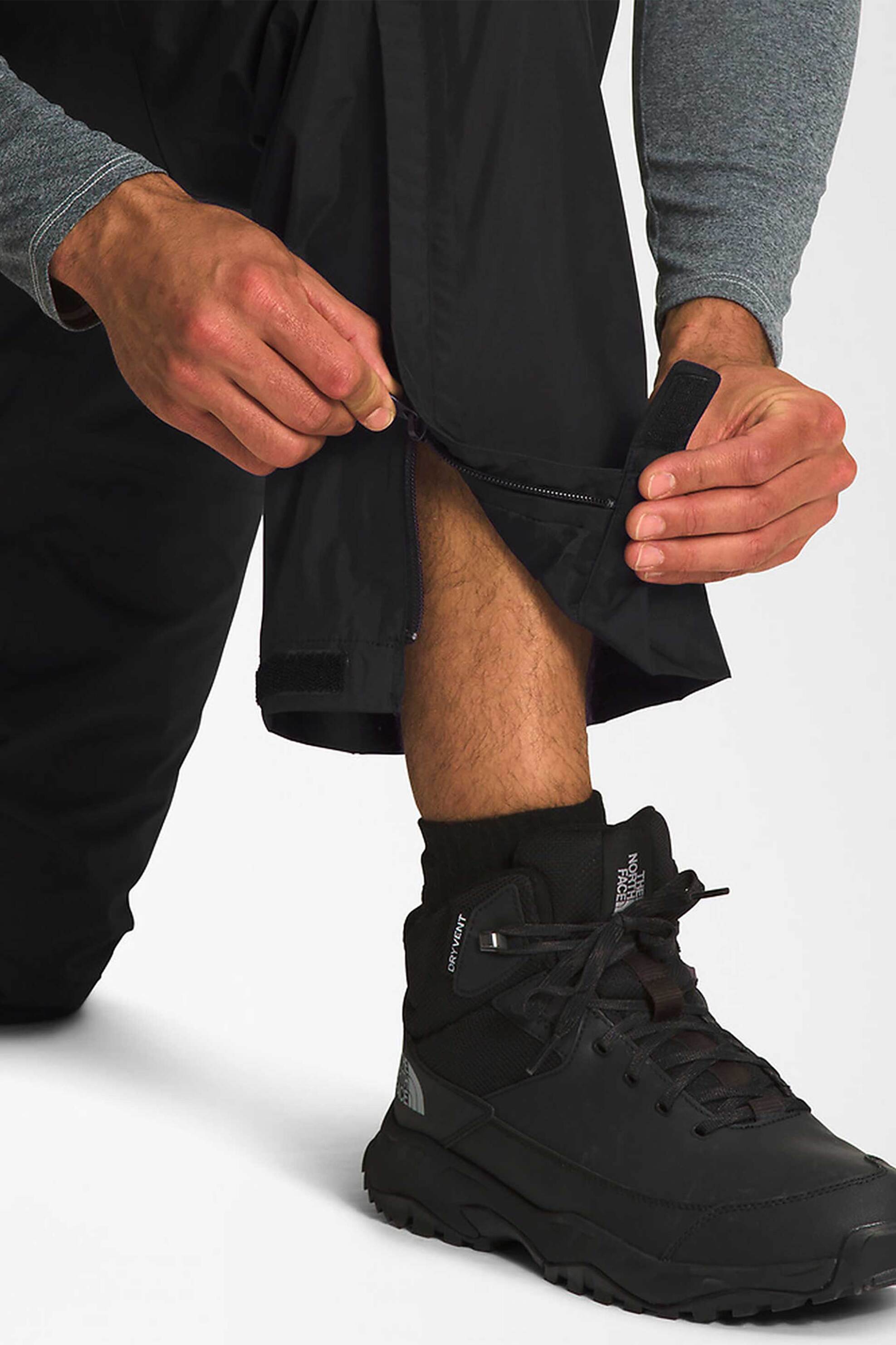 The North Face ανδρικό παντελόνι μονόχρωμο με τσέπες "Exploration" - NF0A7UKP4H01 Μαύρο φωτογραφία