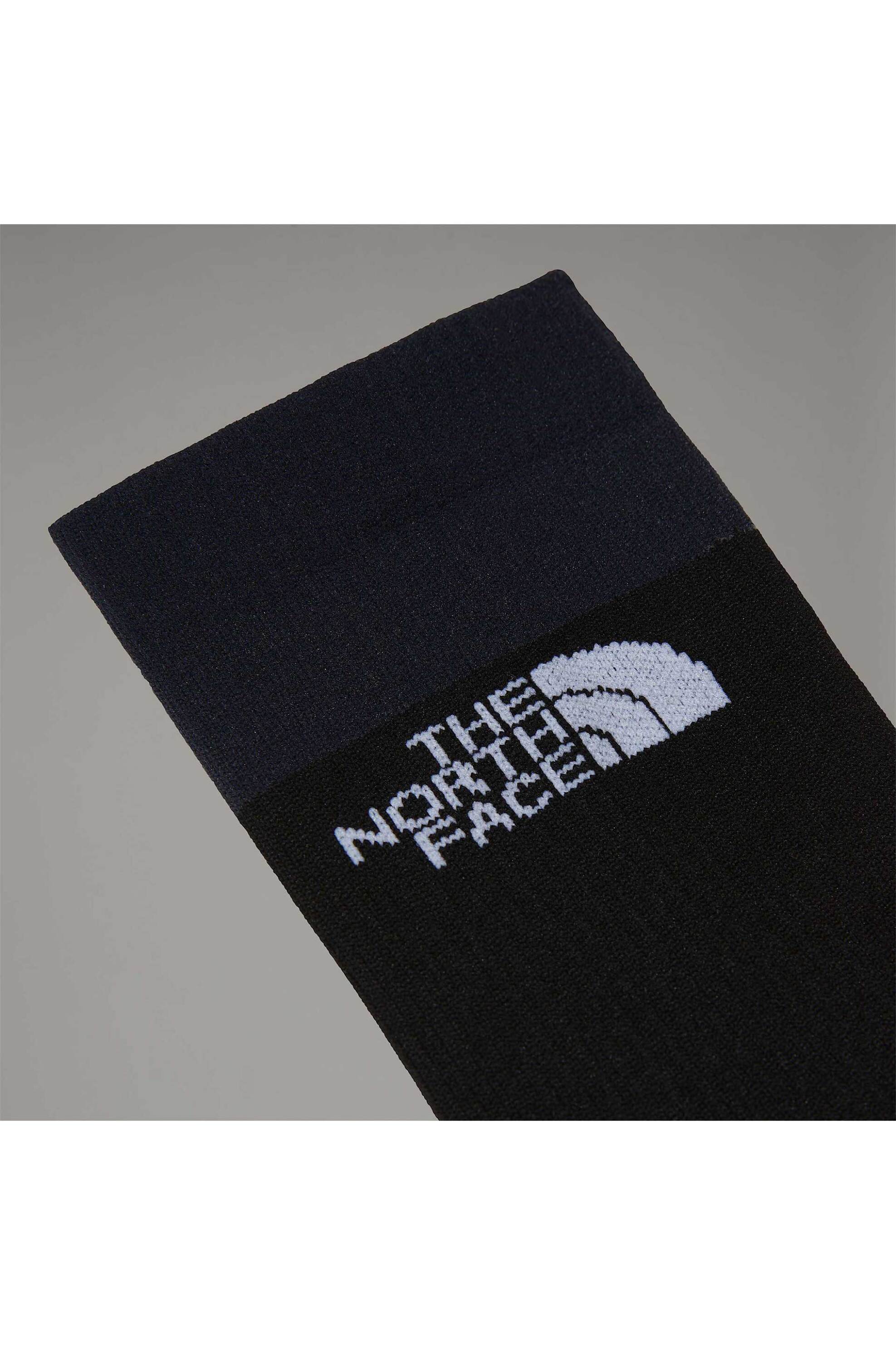 The North Face Σετ Ανδρικές Μακριές Κάλτσες Ribbed με Λογότυπο Trail Run (2 Ζευγάρια) - Nf0A882Fjk31 Μαύρο