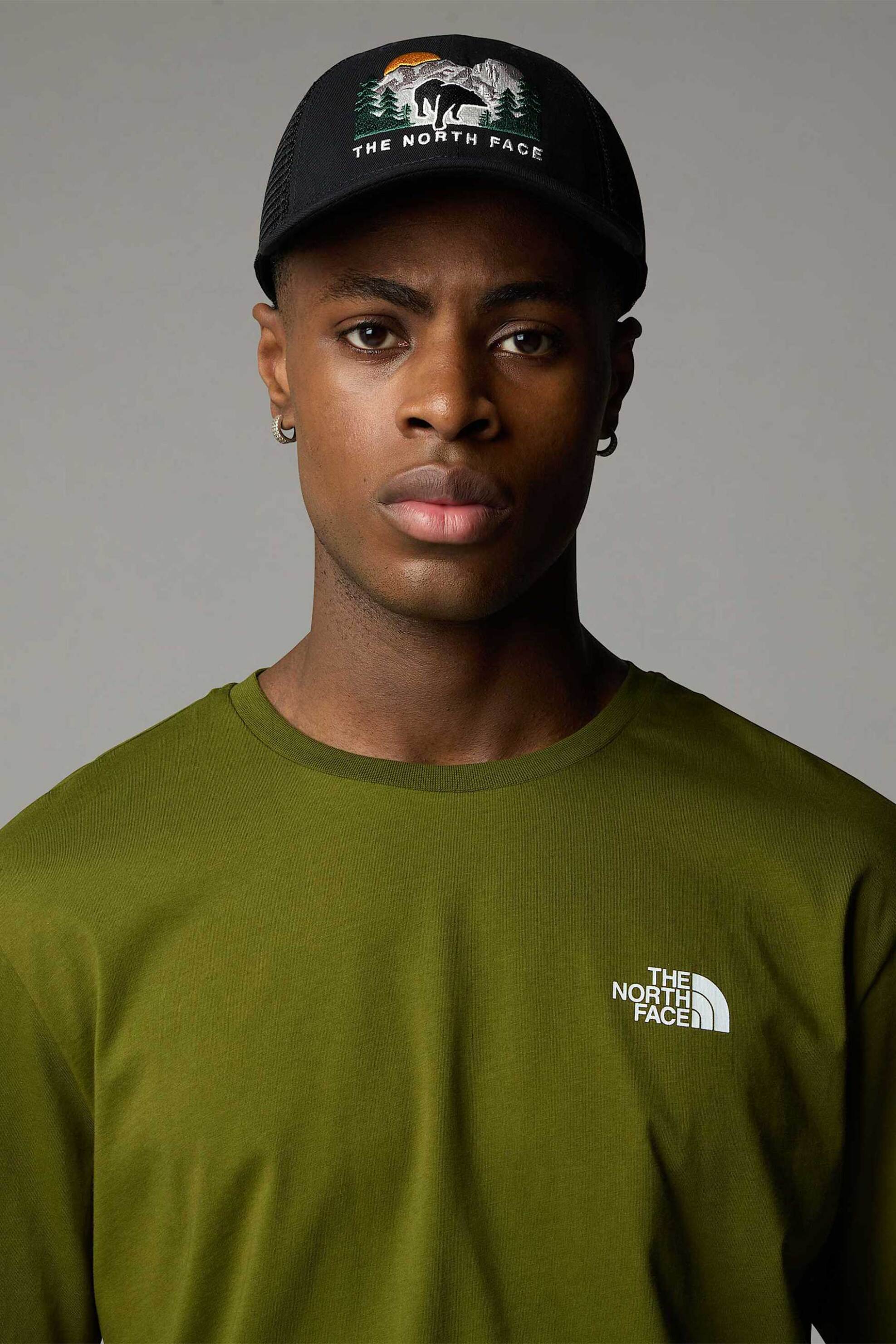 The North Face Unisex Καπέλο Jockey Embroidered Mudder Trucker - Nf0A7Wh396O1 Μαύρο