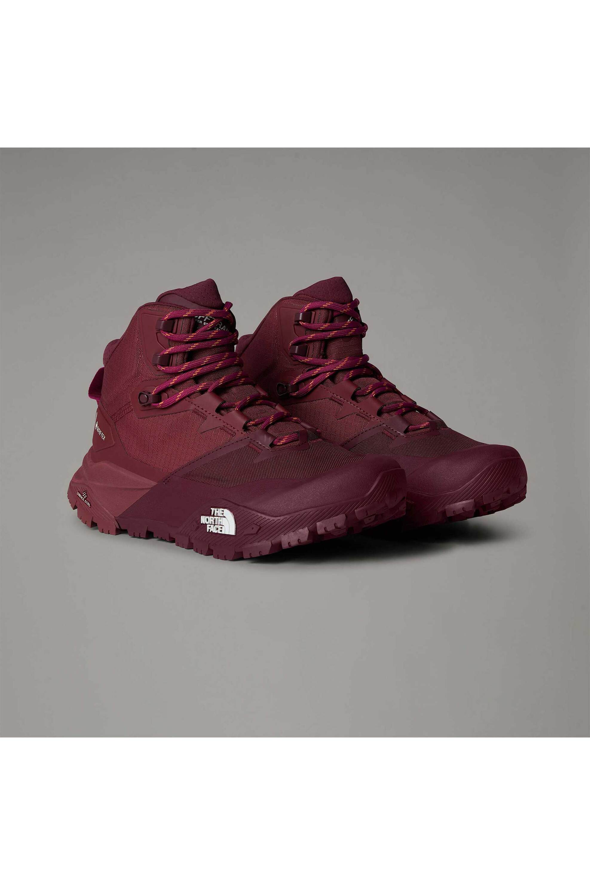 The North Face γυναικεία μποτάκια με λογότυπο "Offtrail" - NF0A8AEU82P1 Μπορντό φωτογραφία