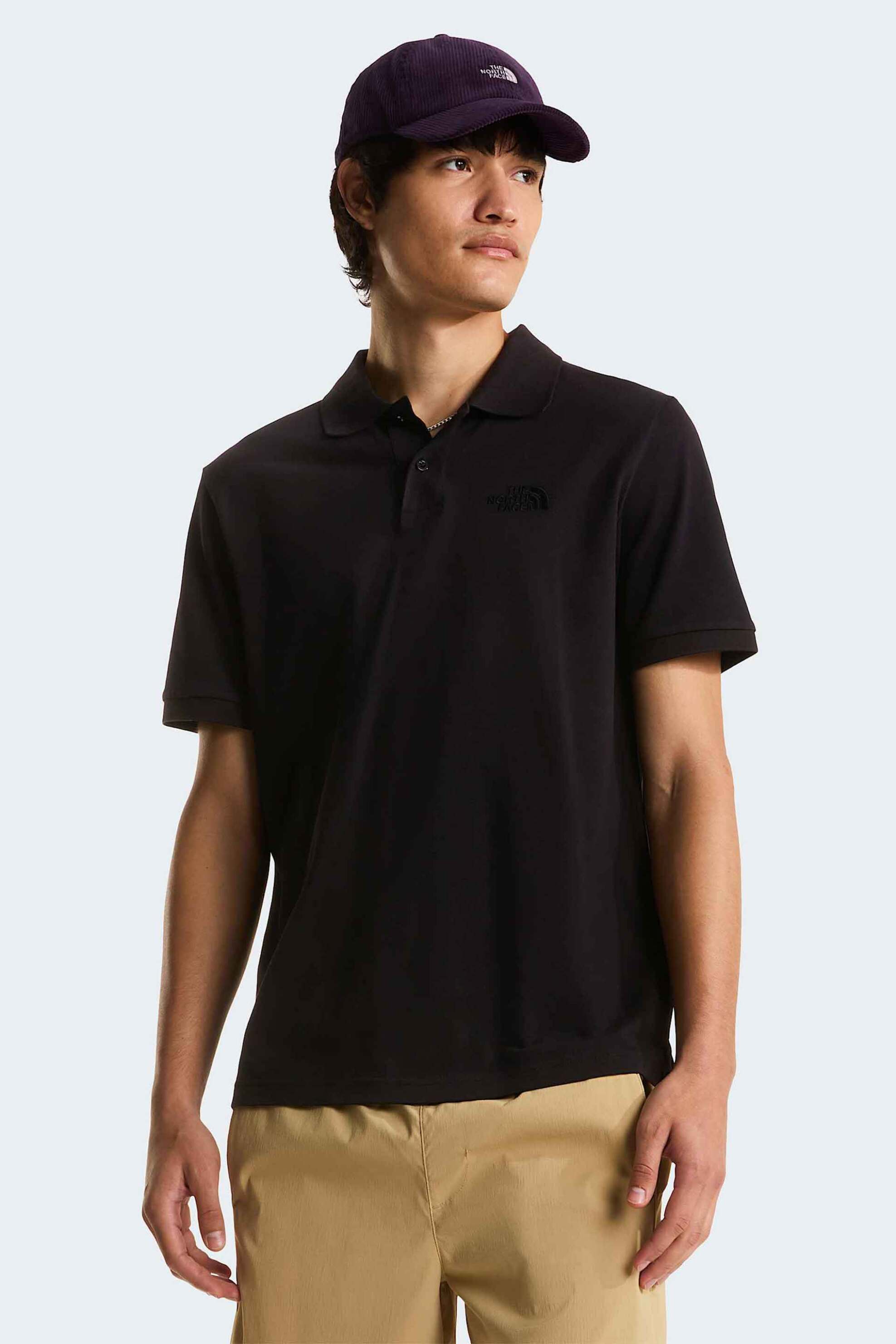 The North Face ανδρική πόλο μπλούζα ''Essential Regular'' - NF0A8C1PJK31 Μαύρο