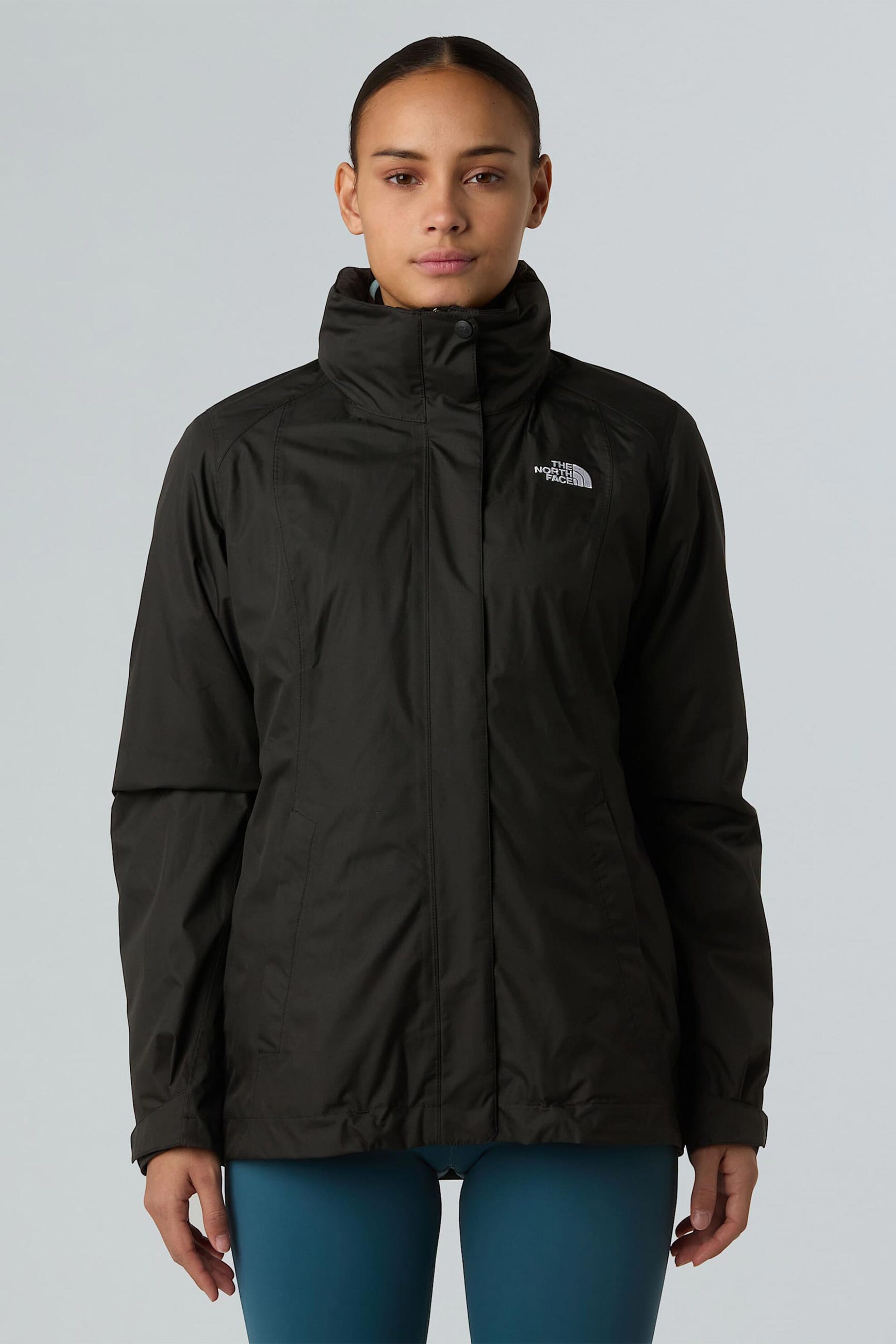 THE NORTH FACE The North Face γυναικείο αδιάβροχο μπουφάν 3 σε 1 Standard Fit "Evolve II Triclimate®" - NF0A8E02JK31 Μαύρο