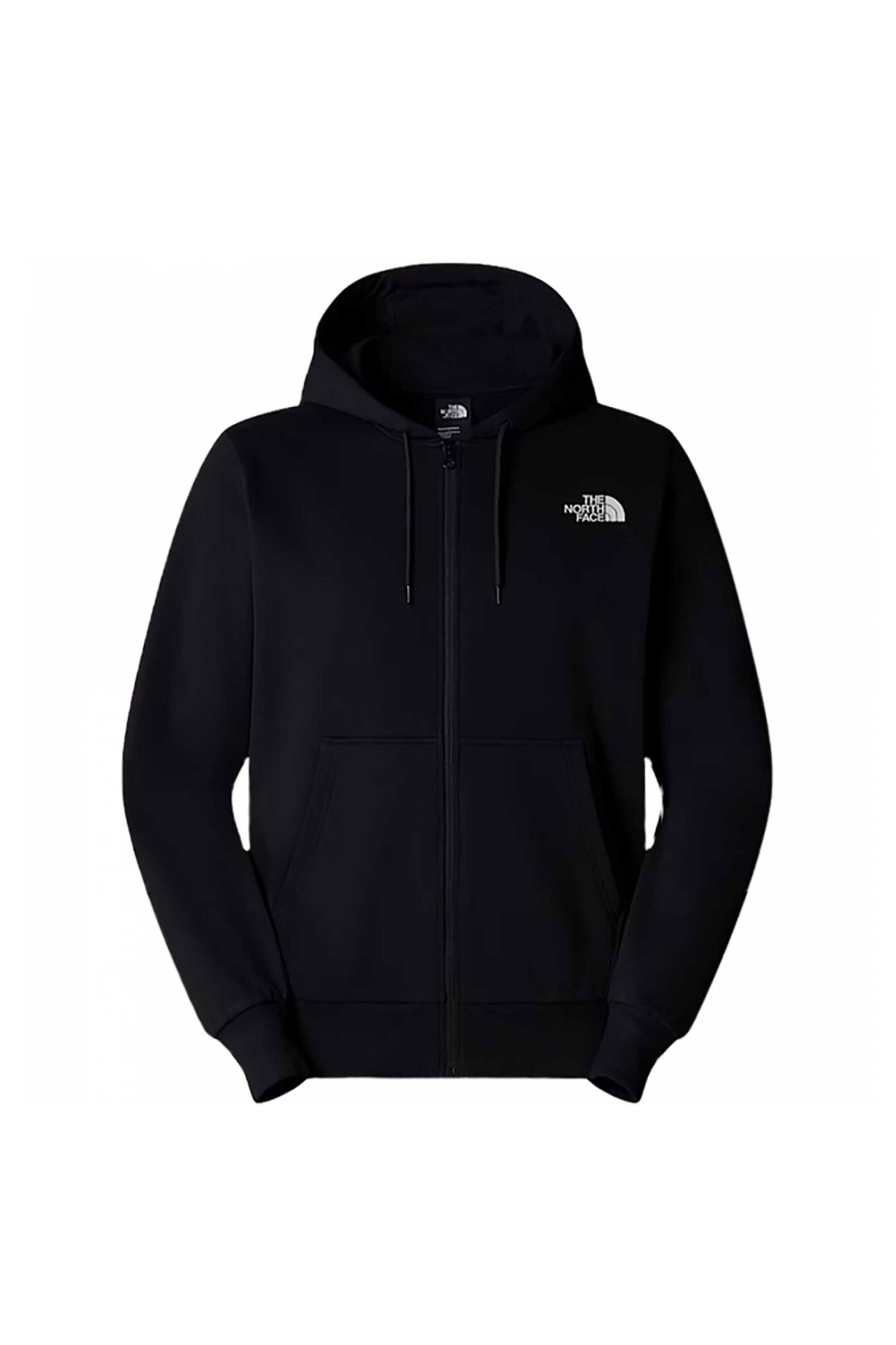 The North Face ανδρική ζακέτα φούτερ με κεντημένο λογότυπο - NF0A89FDJK31 Μαύρο