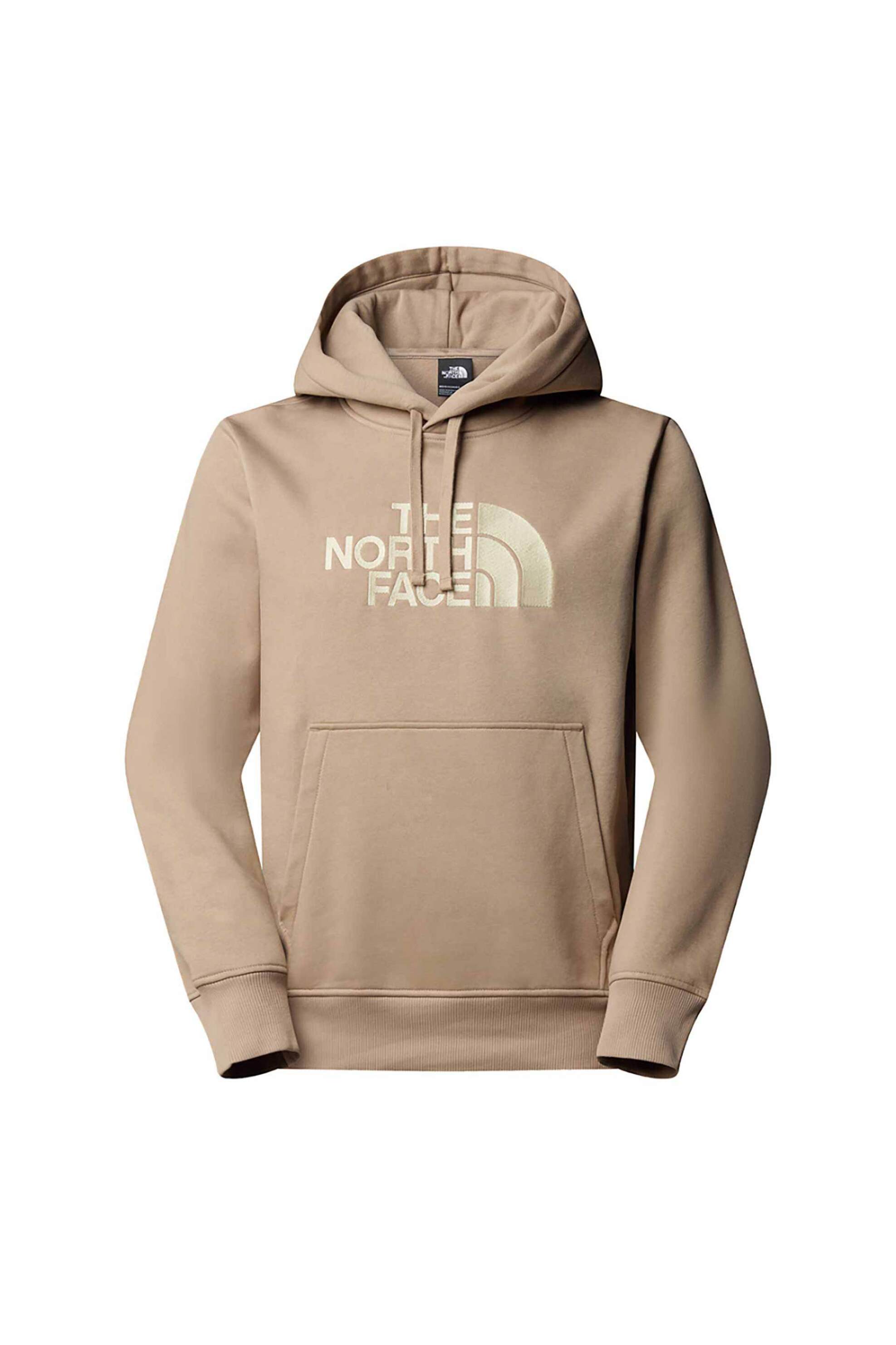 The North Face ανδρική μπλούζα φούτερ με κουκούλα και λογότυπο "Drew Peak" - NF0A89EMEHX1 Μπεζ