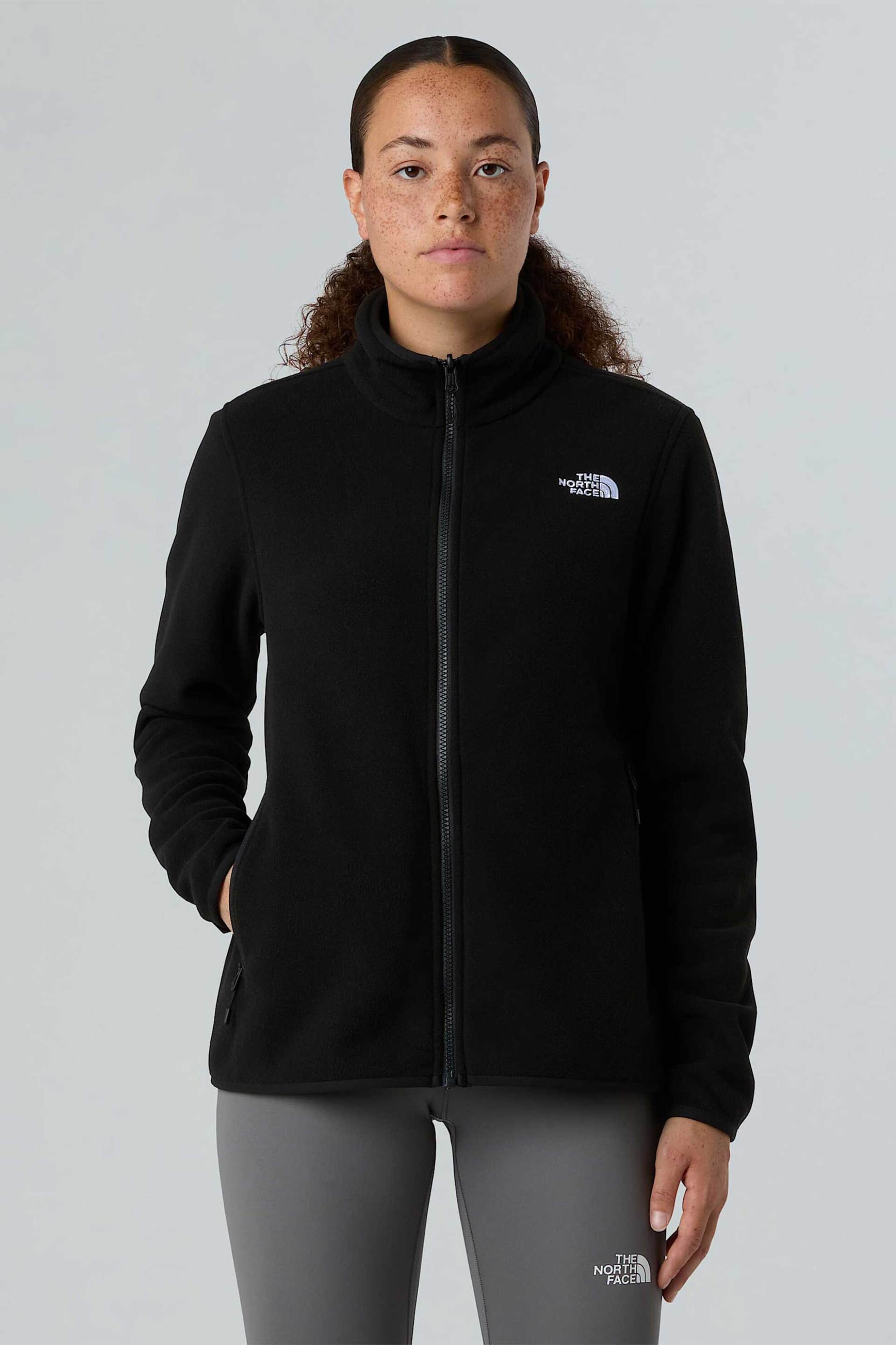 THE NORTH FACE The North Face γυναικεία ζακέτα fleece με ψηλό λαιμό "Glacier" - NF0A8D2FJK31 Μαύρο