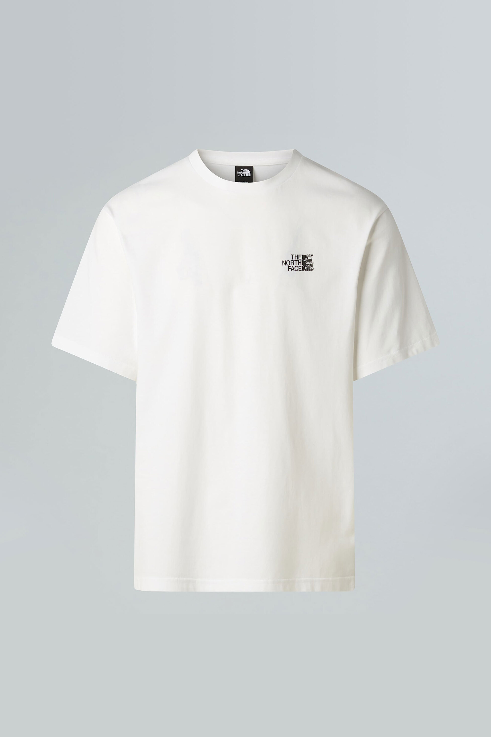The North Face unisex βαμβακερό T-shirt με contrast print "Run Graphic" - NF0A8F2PFN41 Λευκό