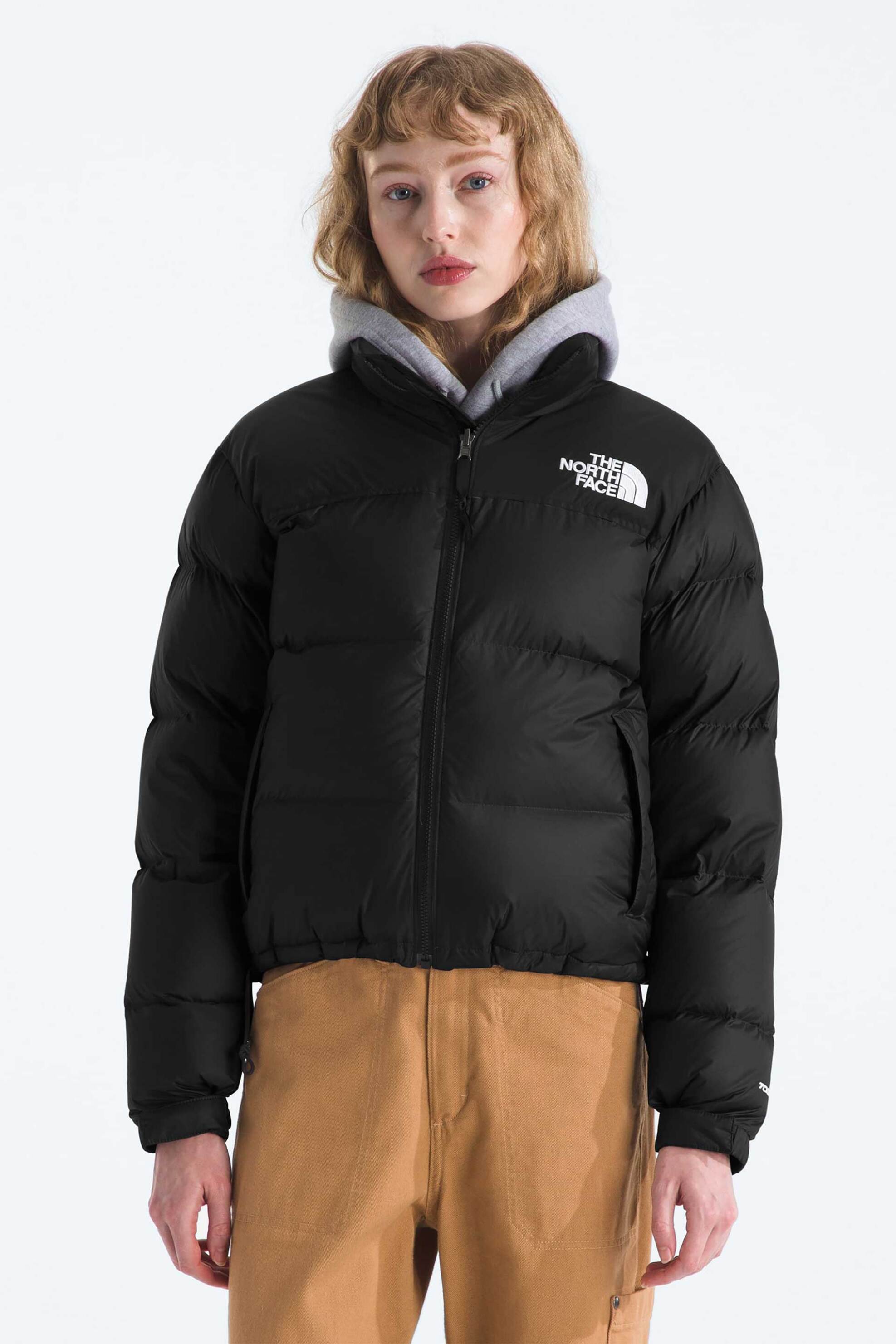The North Face γυναικείο αδιάβροχο μπουφάν Relaxed Fit "1996 Retro Nuptse" - NF0A3XEOGOF1 Μαύρο
