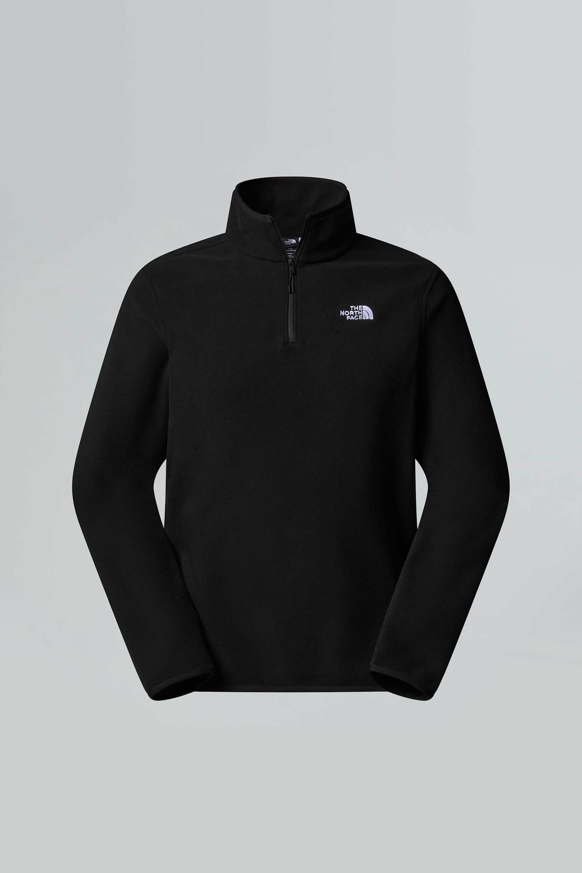 The North Face Ανδρική Μπλούζα Φούτερ Fleece Glacier 1 4 Zip - Nf0A8D0Qjk31 Μαύρο