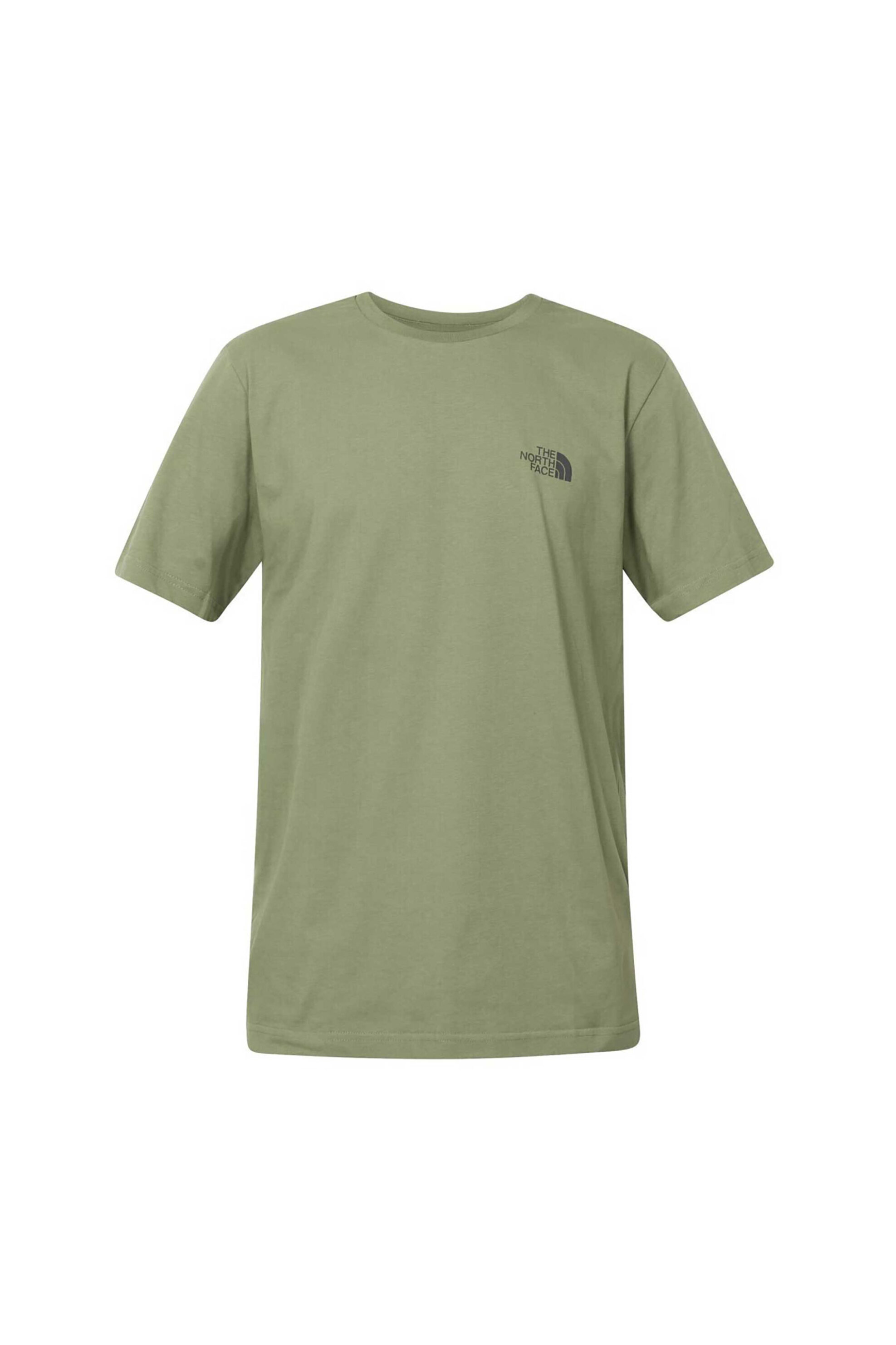 The North Face ανδρικό T-shirt μονόχρωμο με contrast logo print "Mountain Sketch" - NF0A8EE8BO91 Λαδί