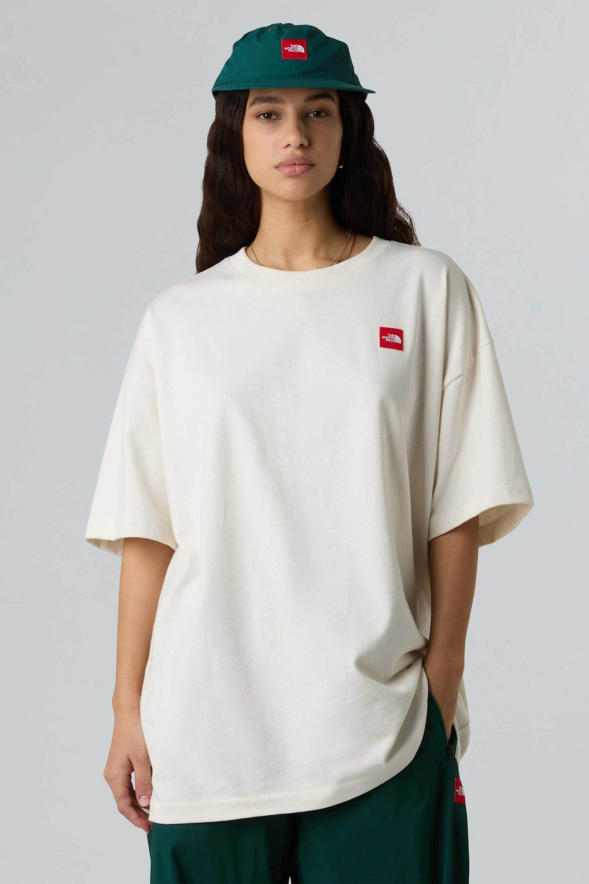 The North Face Unisex T-Shirt Μονόχρωμο με Logo Print Red Box - Nf0A8Eg5Qli1 Λευκό