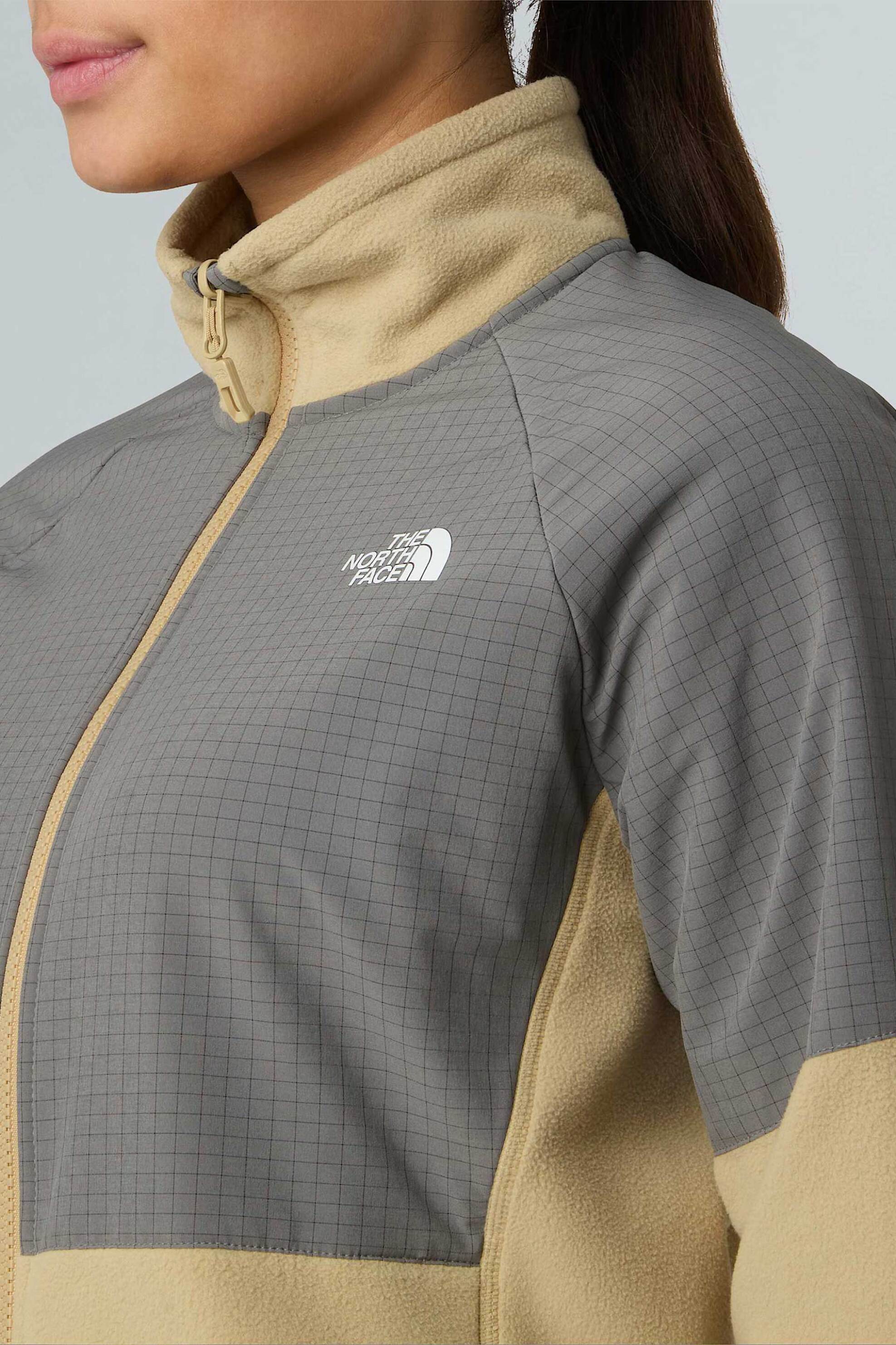 The North Face γυναικεία ζακέτα φούτερ fleece "Glacier Heavyweight Full-Zip" - NF0A8DZYEOV1 Μπεζ φωτογραφία