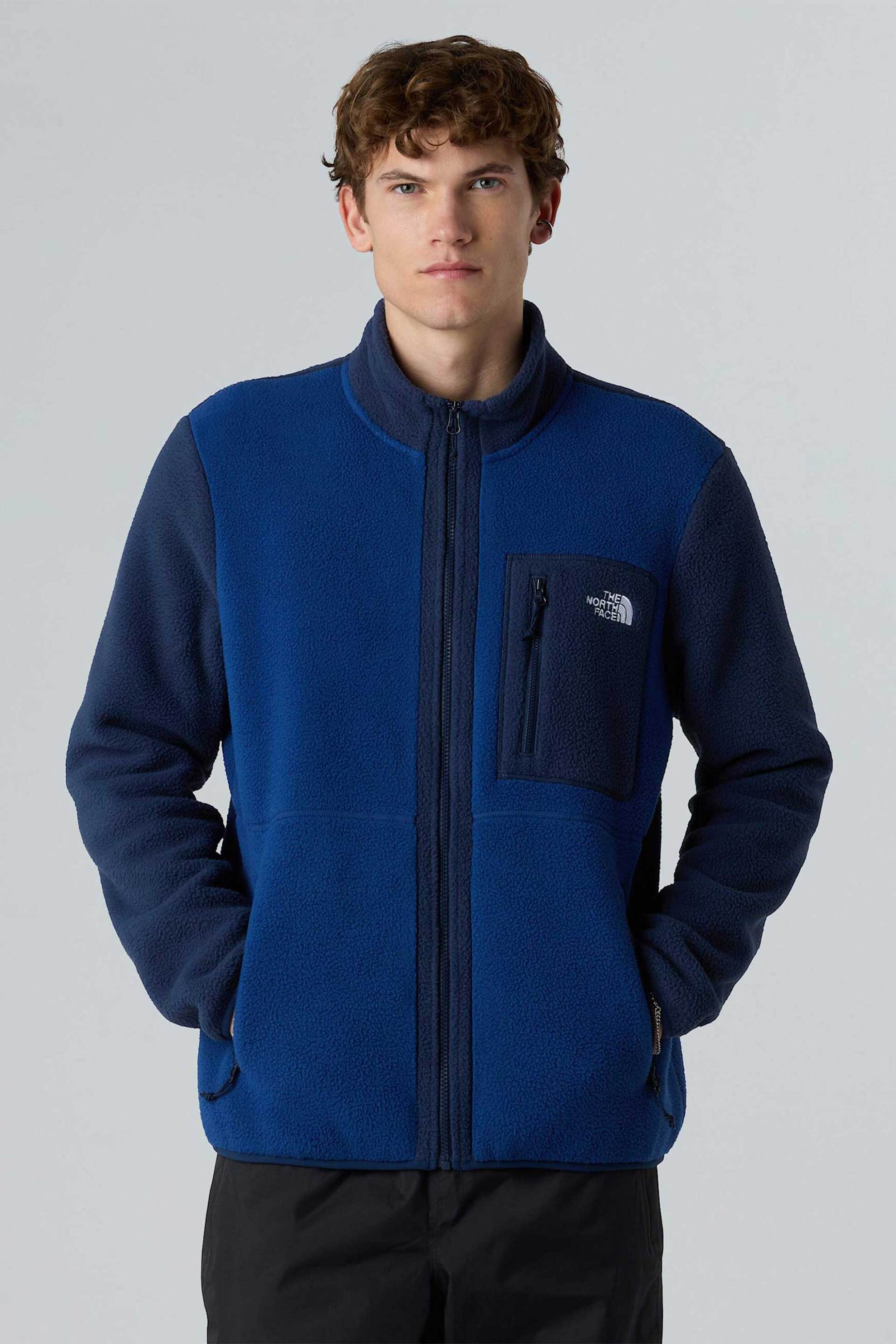 The North Face ανδρική ζακέτα fleece "Yumiori Full-Zip Fleece" - NF0A883R8Z41 Μπλε Ηλεκτρίκ