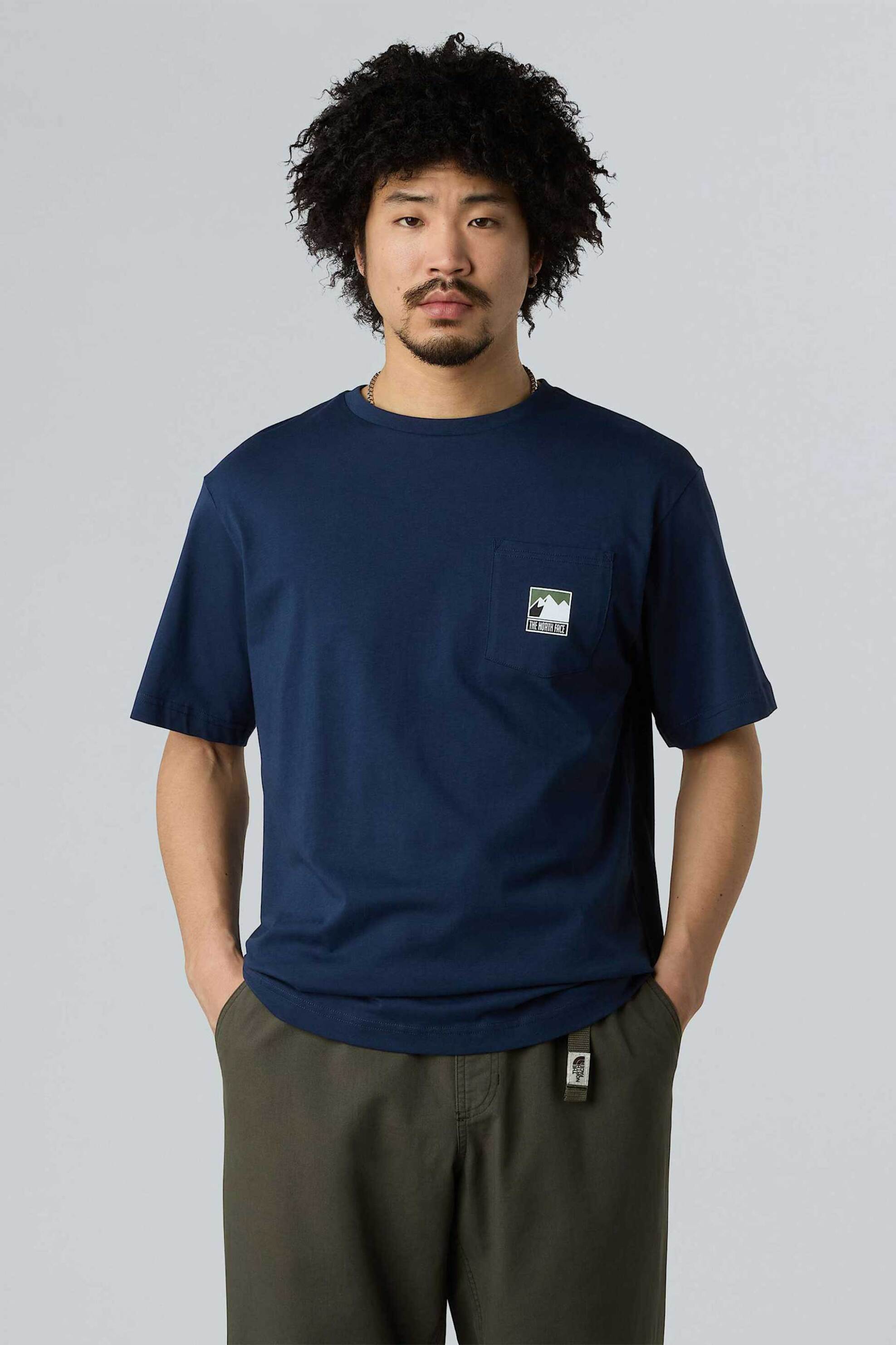 Ανδρικά t-shirts the north face σε μπλε