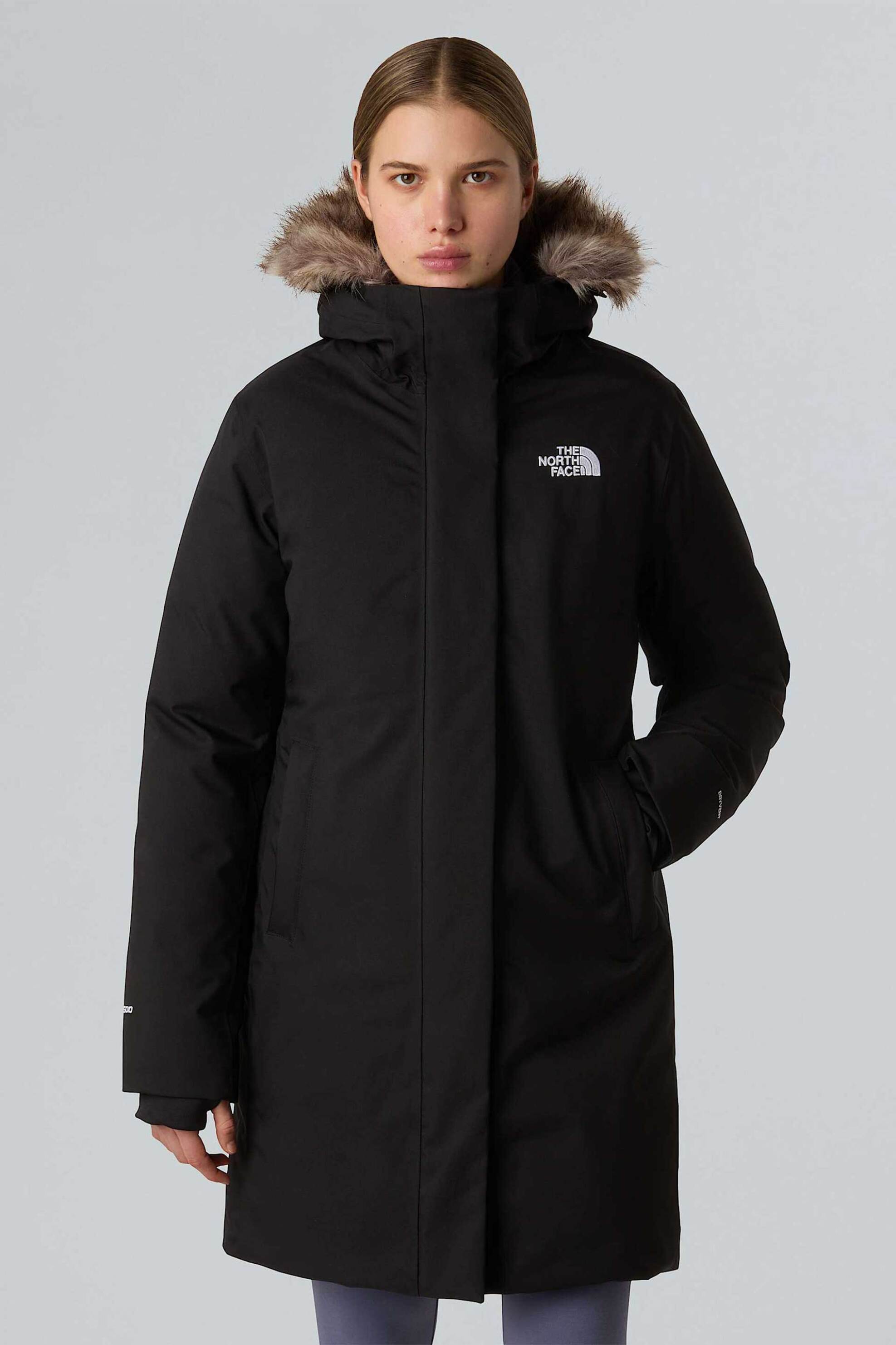 The North Face γυναικείο αδιάβροχο μπουφάν παρκά "Arctic" - NF0A84J24H01 Μαύρο