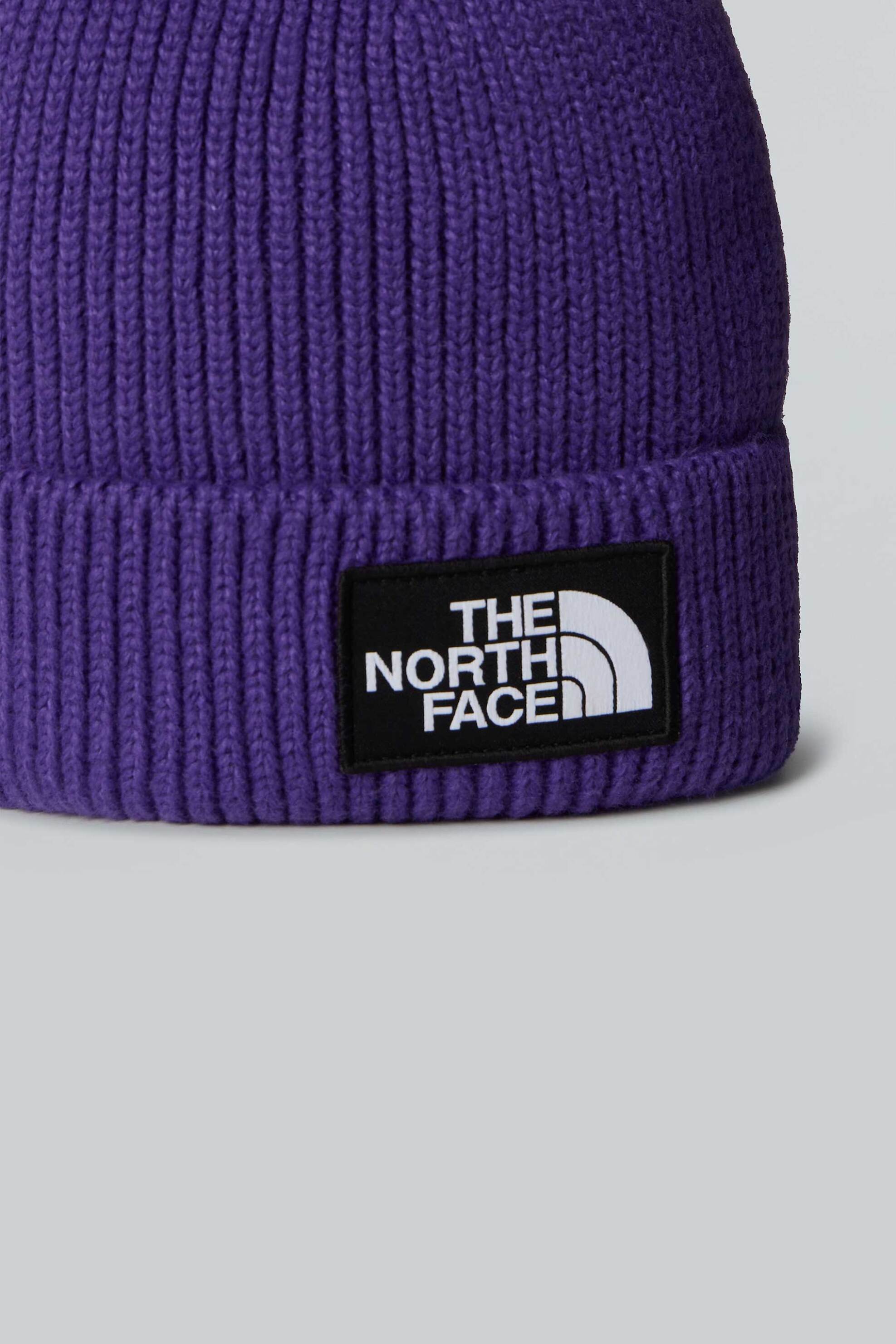 The North Face Unisex Σκούφος με Λογότυπο Tnf Logo Box Cuffed - Nf0A8Chenl41 Μοβ
