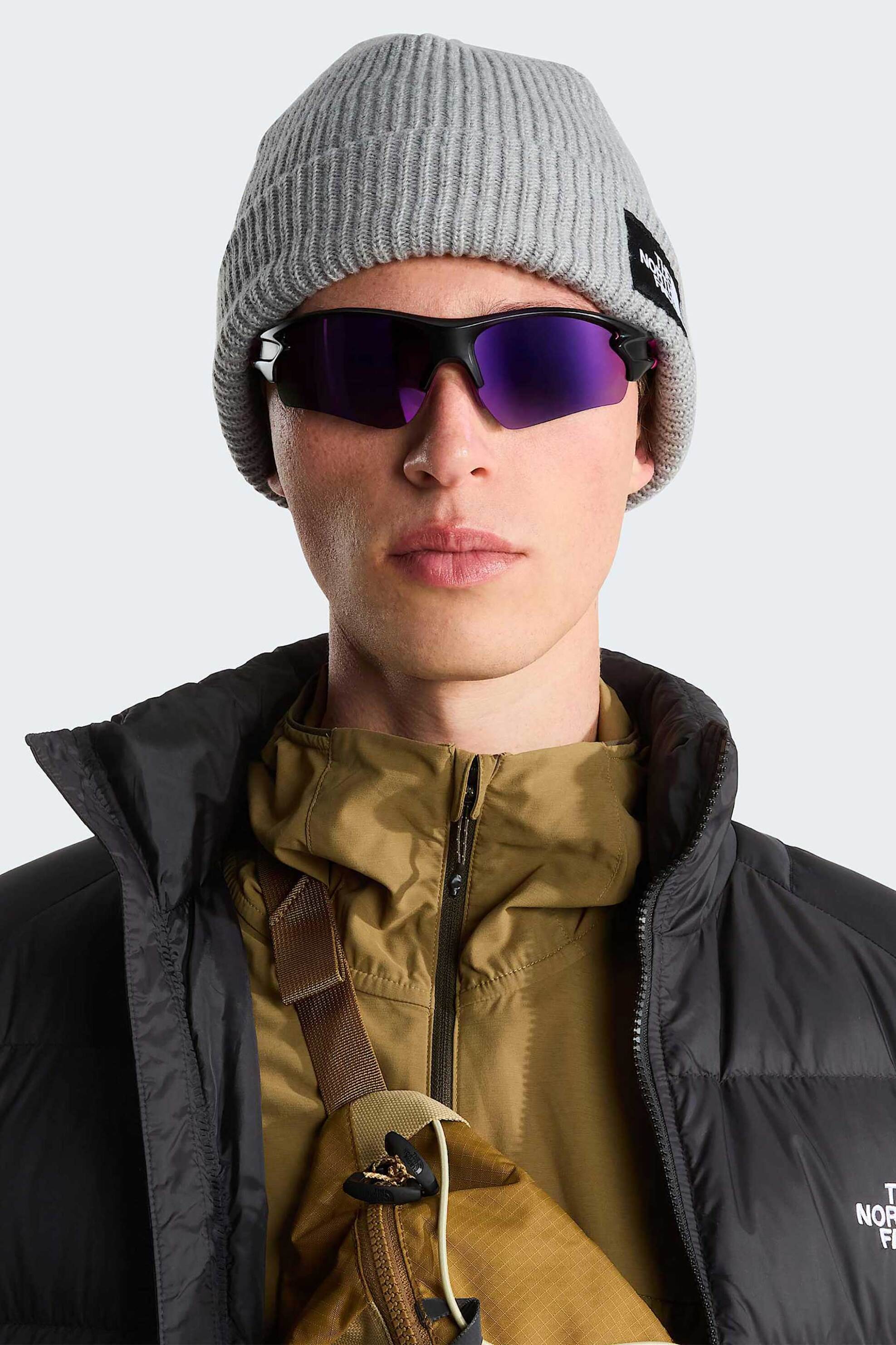 The North Face Unisex Σκούφος με Λογότυπο Salty Lined - Nf0A8Cgzdyx1 Γκρι