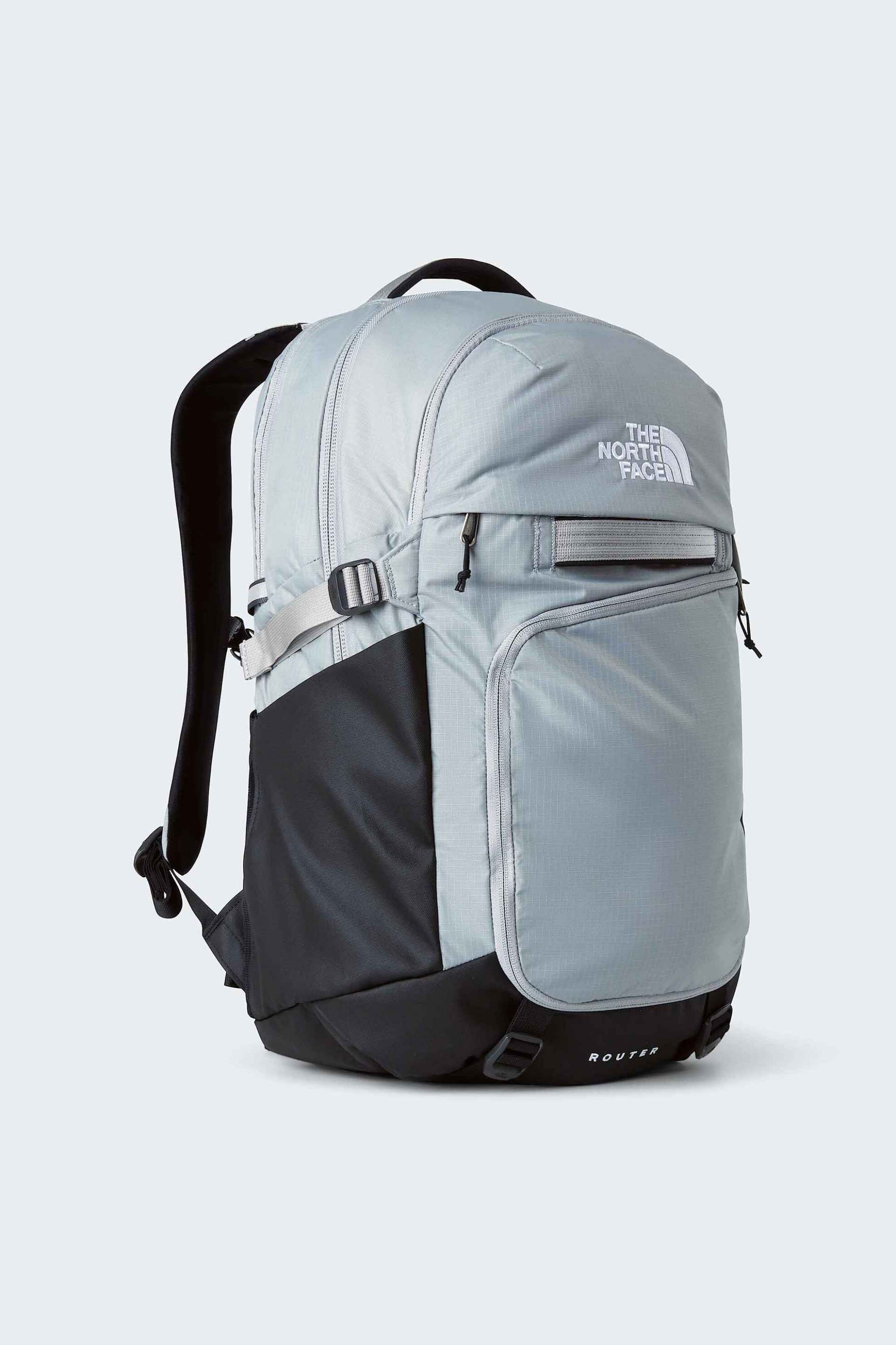 The North Face unisex backpack "Router" - NF0A52SF4S71 Γκρι Γαλάζιο