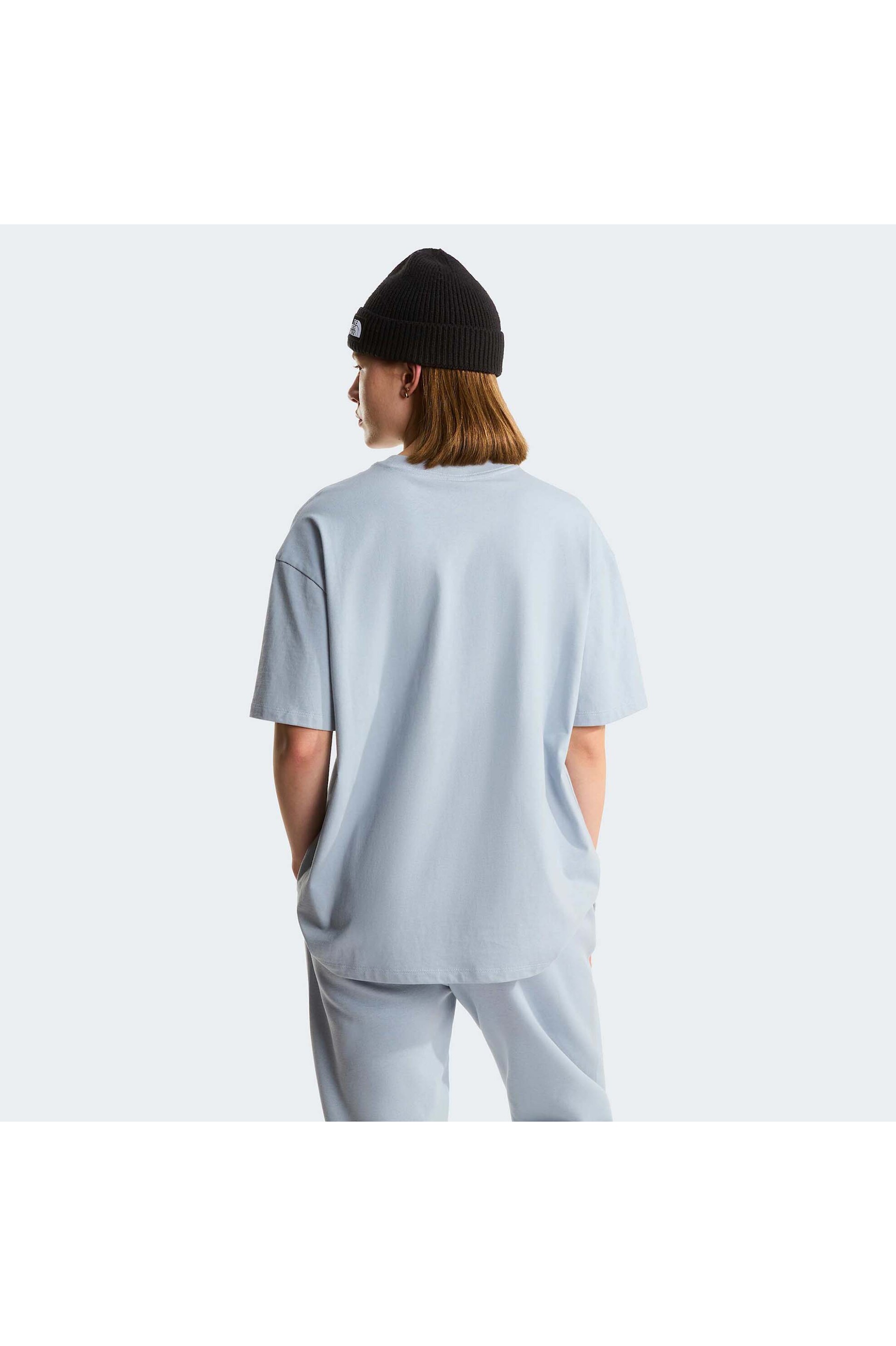 The North Face Γυναικείο T-Shirt Μονόχρωμο Tnf Essential Simple Dome - Nf0A8Evxfm21 Γαλάζιο