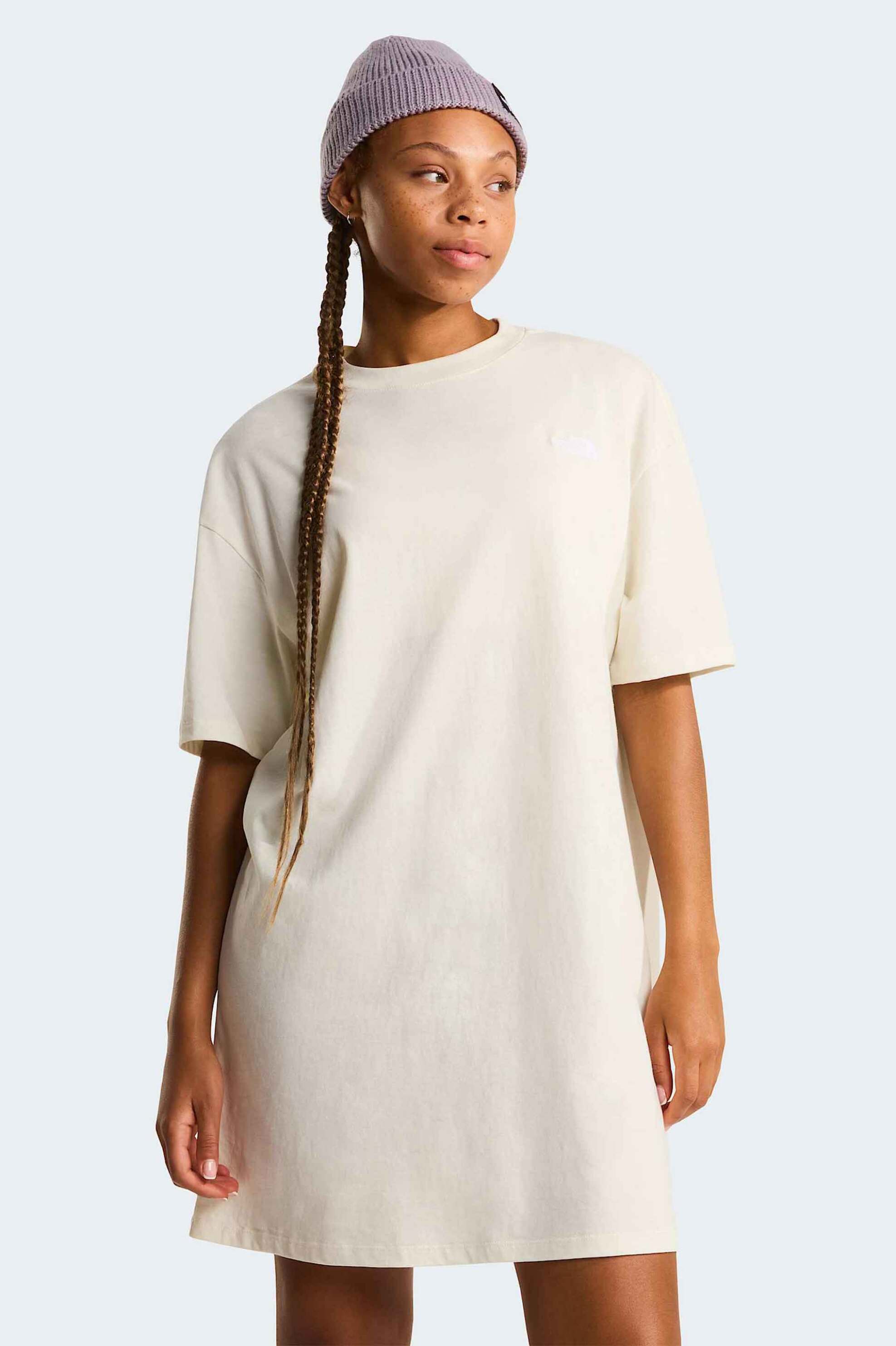The North Face γυναικείο φόρεμα T-shirt "Evolution Simple Dome" - NF0A8FDMQLI1 Εκρού