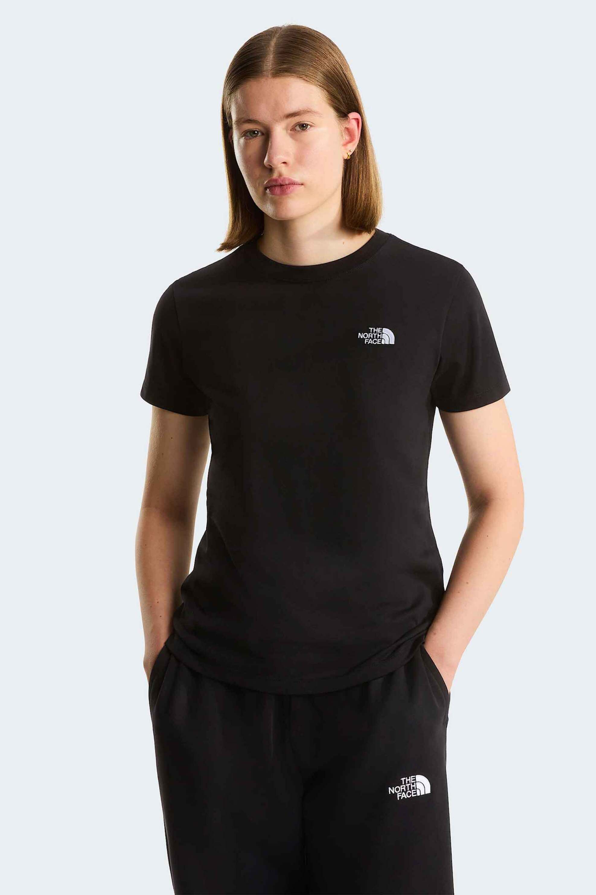 The North Face γυναικείο T-shirt "Evolution Simple Dome" - NF0A8FX7JK31 Μαύρο