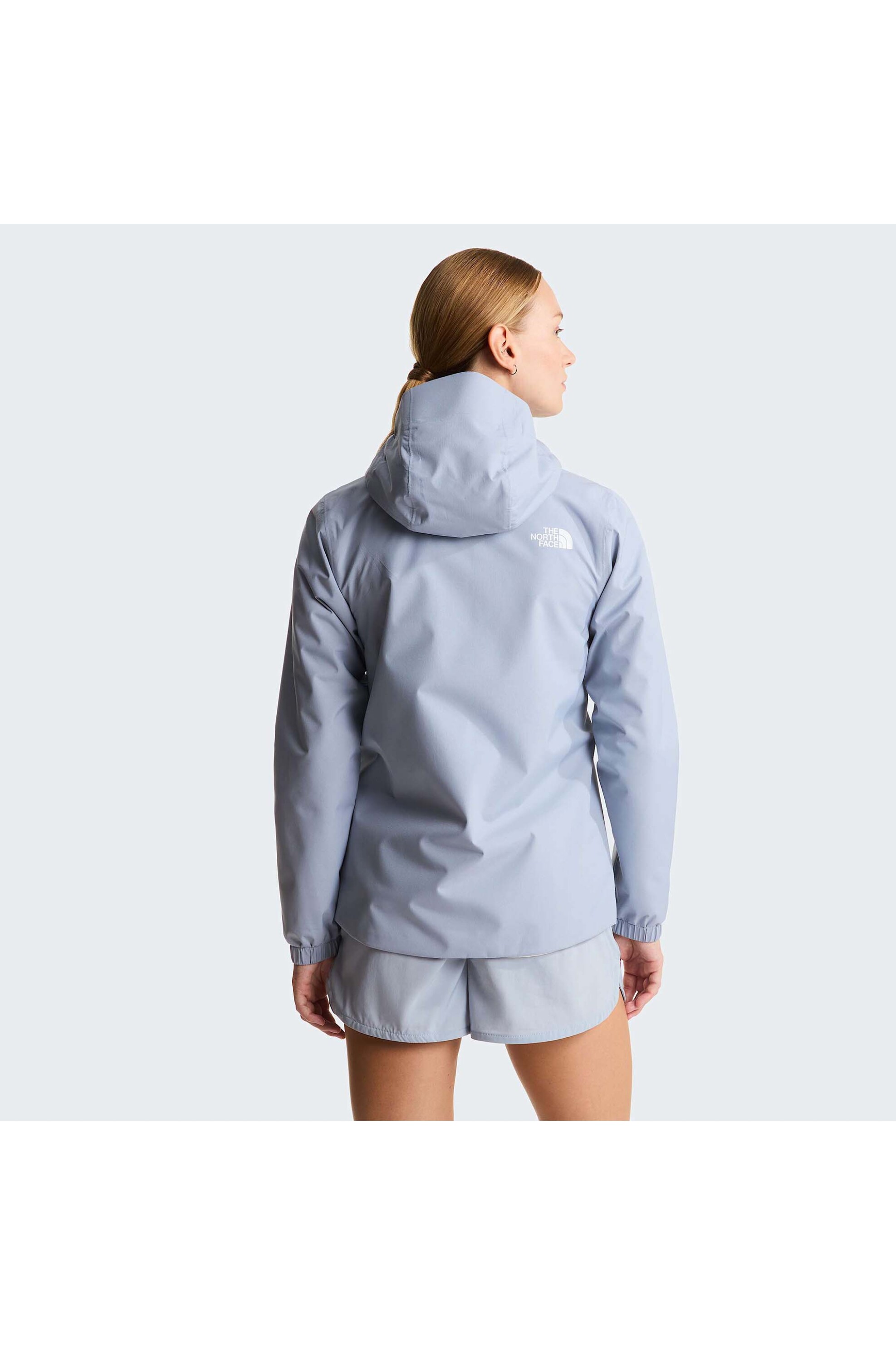 The North Face Γυναικείο Μπουφάν με Κουκούλα Quest Dryvent - Nf0A8G12Fm21 Γαλάζιο