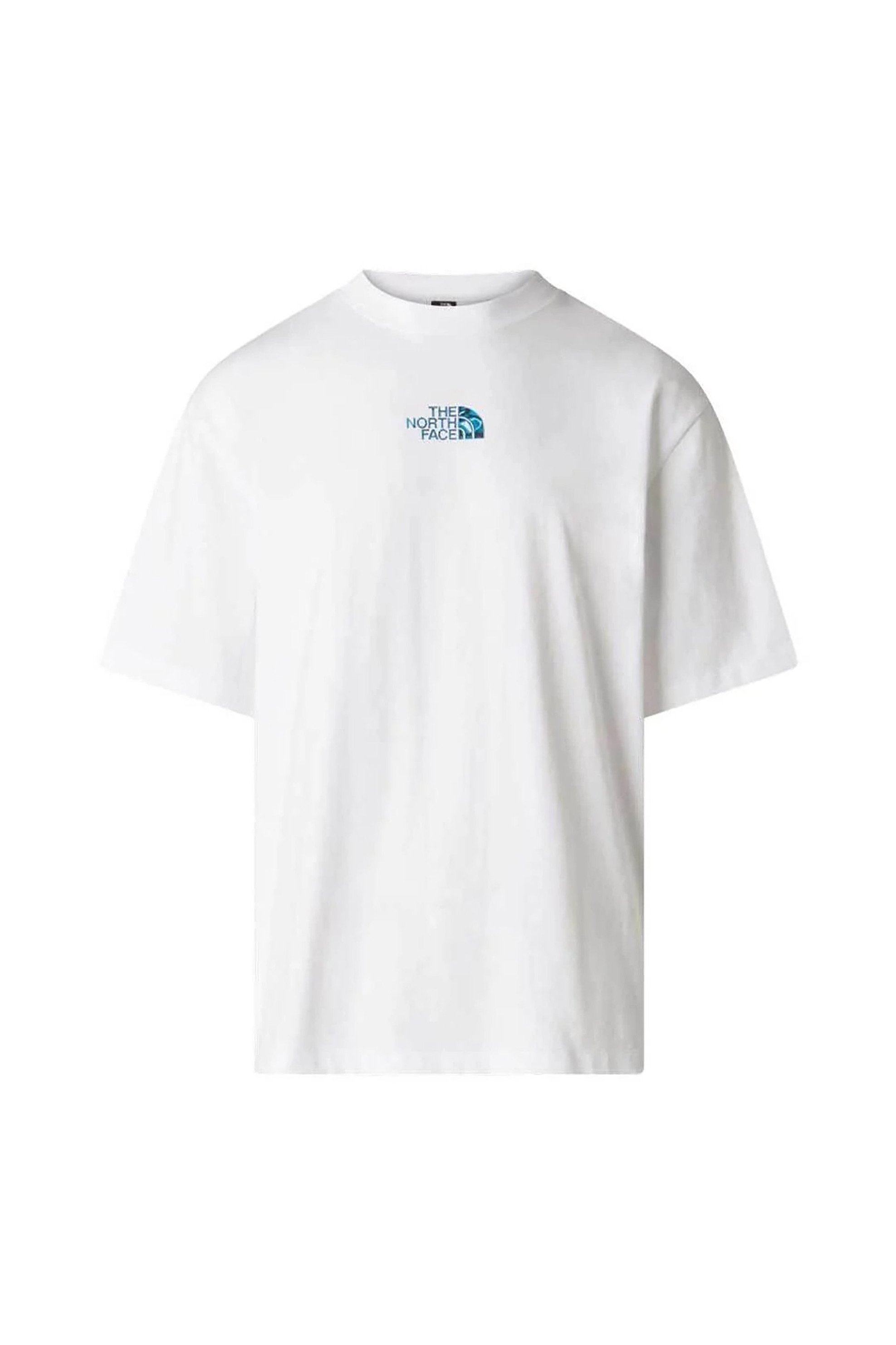 The North Face ανδρικό T-shirt Oversized Fit "Liquid Logo" - NF0A8G9UFN41 Λευκό