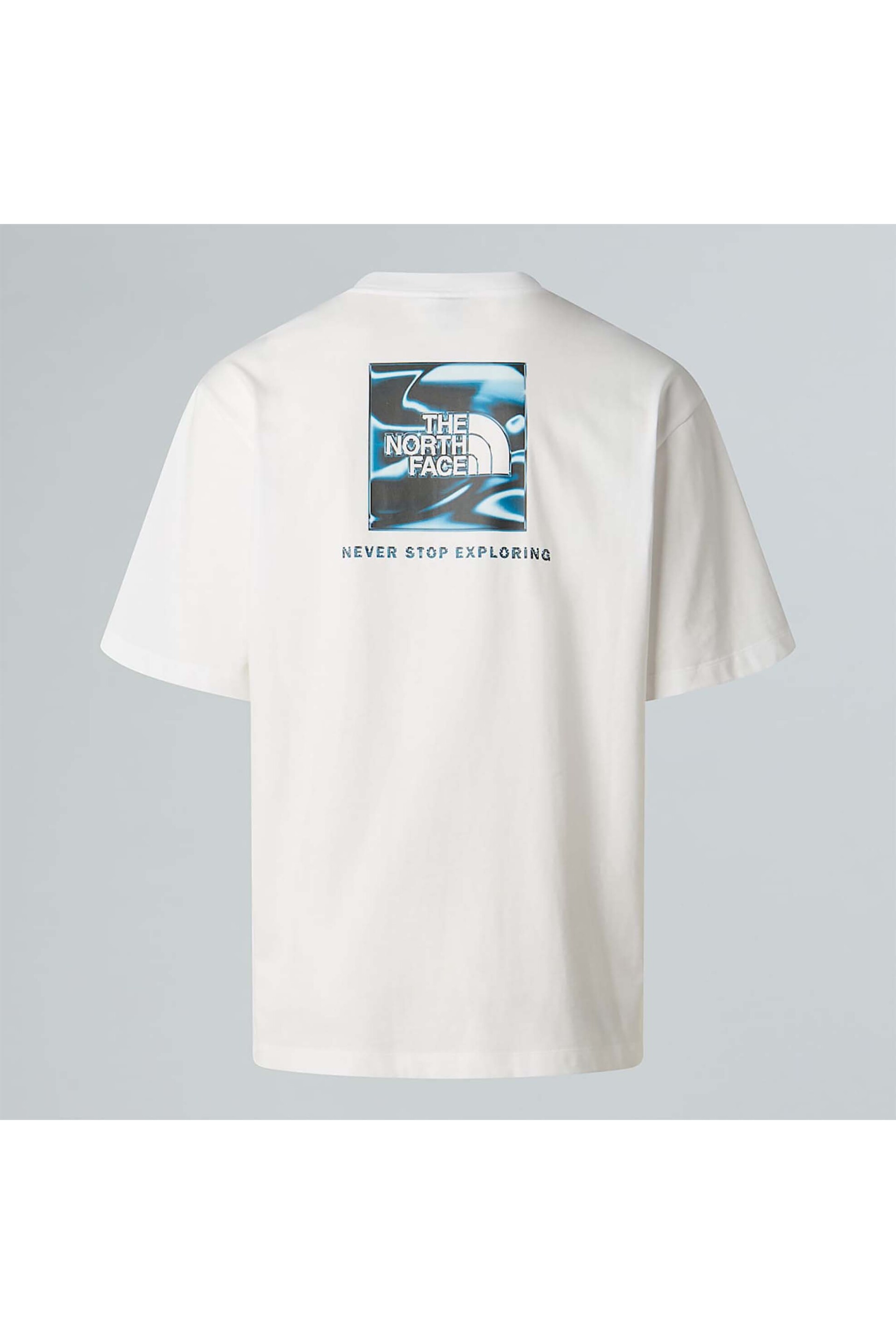 The North Face Ανδρικό T-Shirt Liquid Nse Box Oversized - Nf0A8G9Wfn41 Λευκό