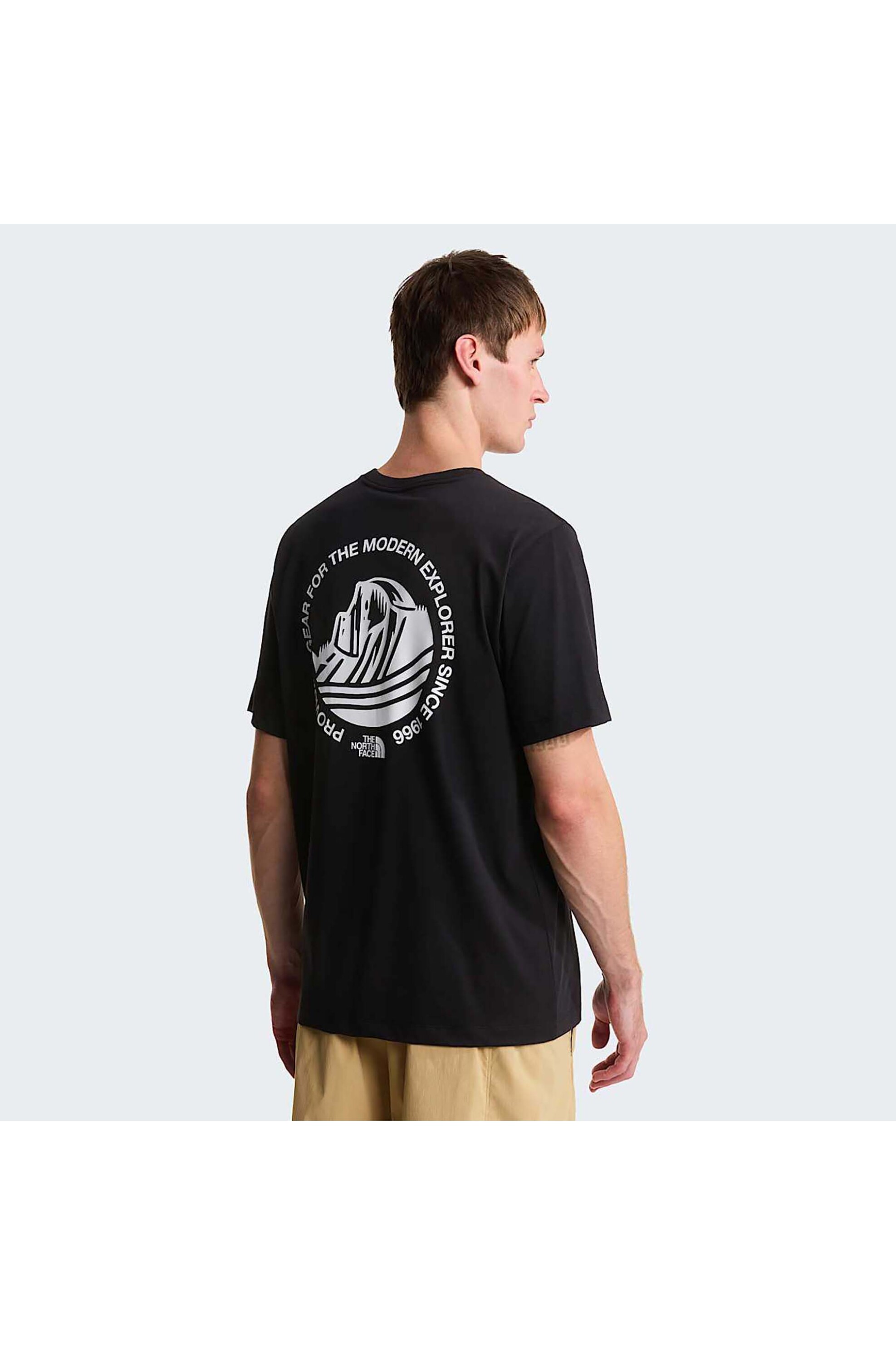 The North Face Ανδρικό T-Shirt Monte Regular Graphic - Nf0A8Ga7Jk31 Μαύρο