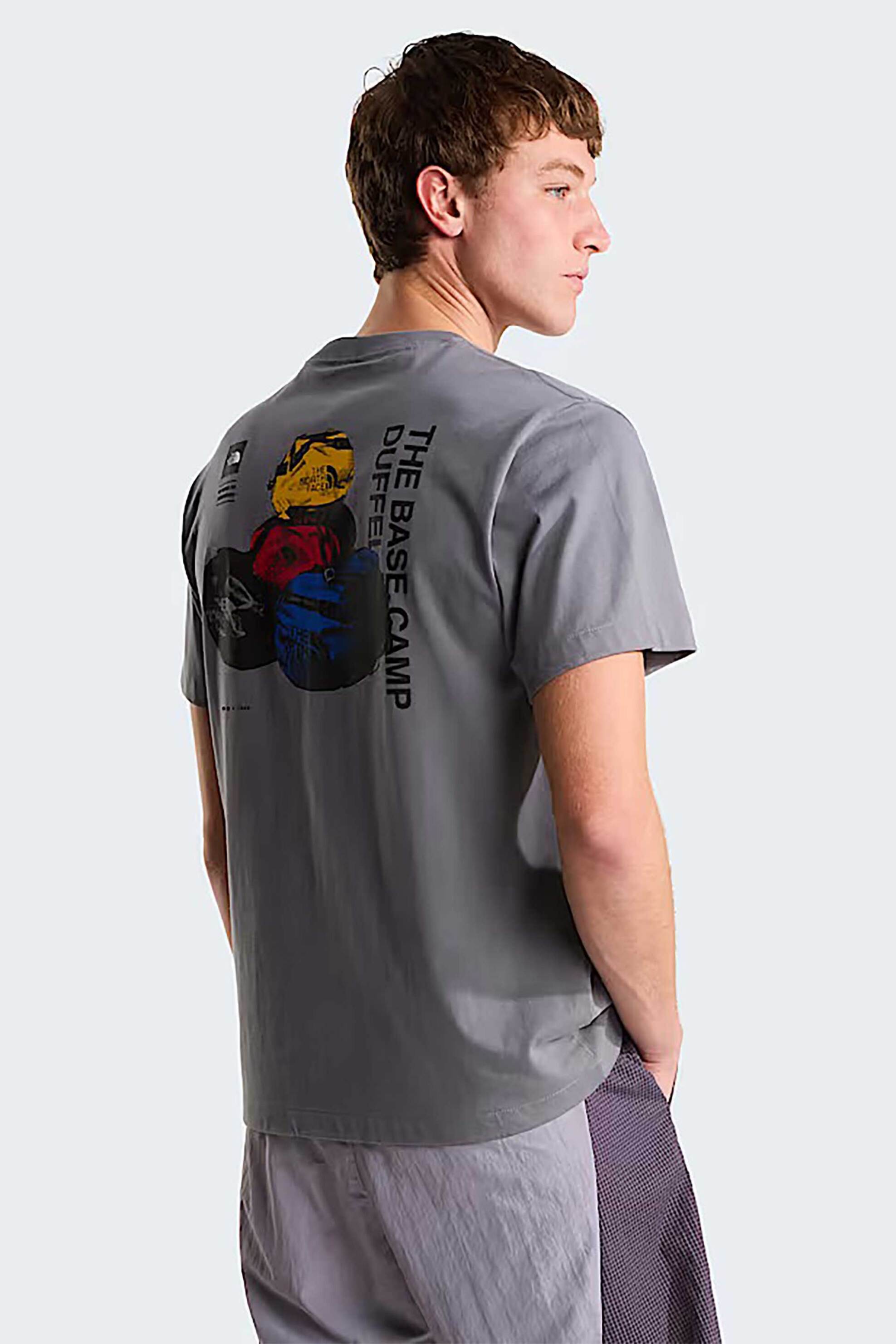 The North Face Ανδρικό T-Shirt Relaxed Fit Bcd Celebration Graphic - Nf0A8Gaq0Uz1 Γκρι