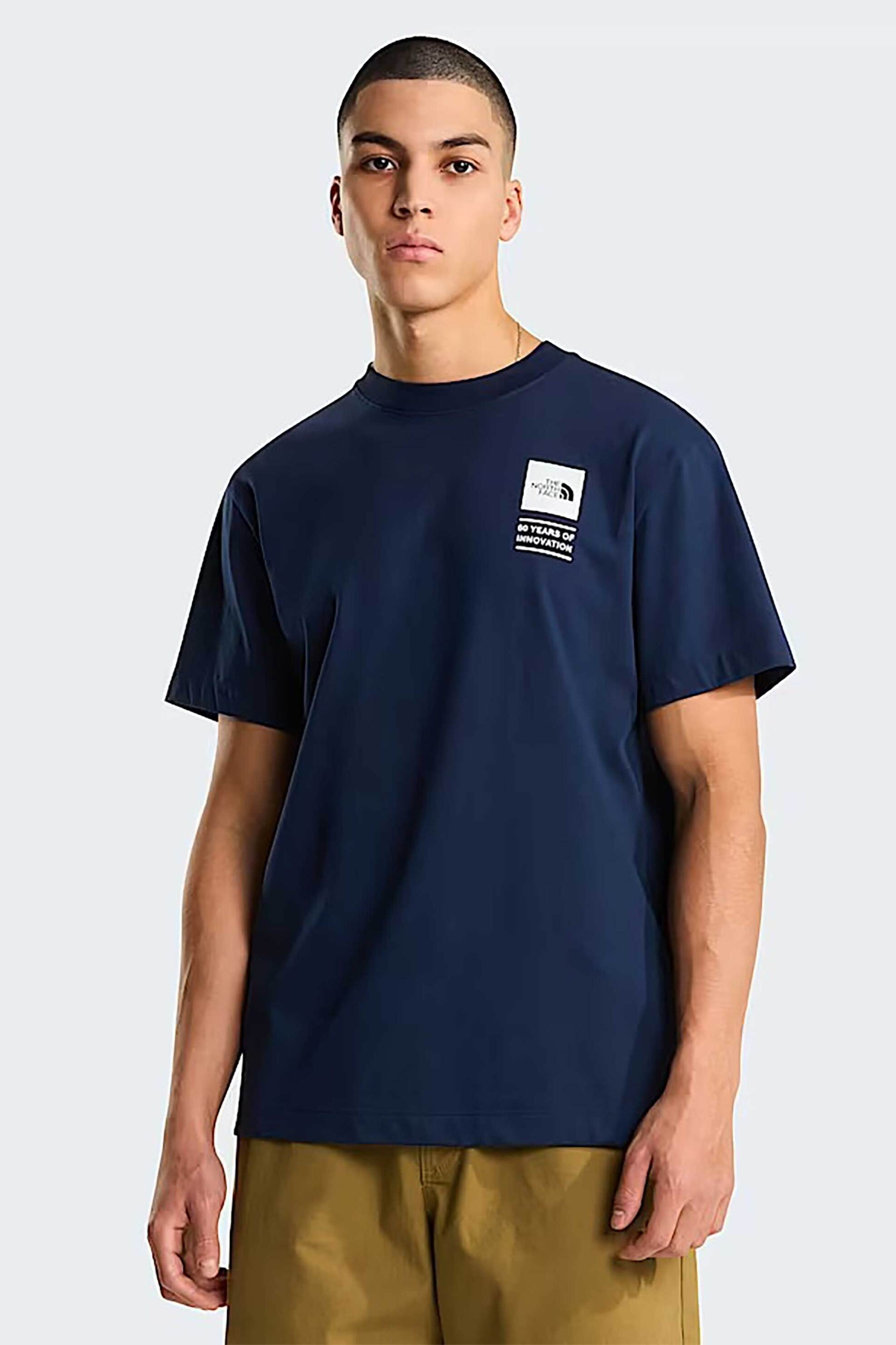 The North Face ανδρικό T-shirt Relaxed Fit "Celebration Graphic" - NF0A8GAR8K21 Σκούρο Μπλε