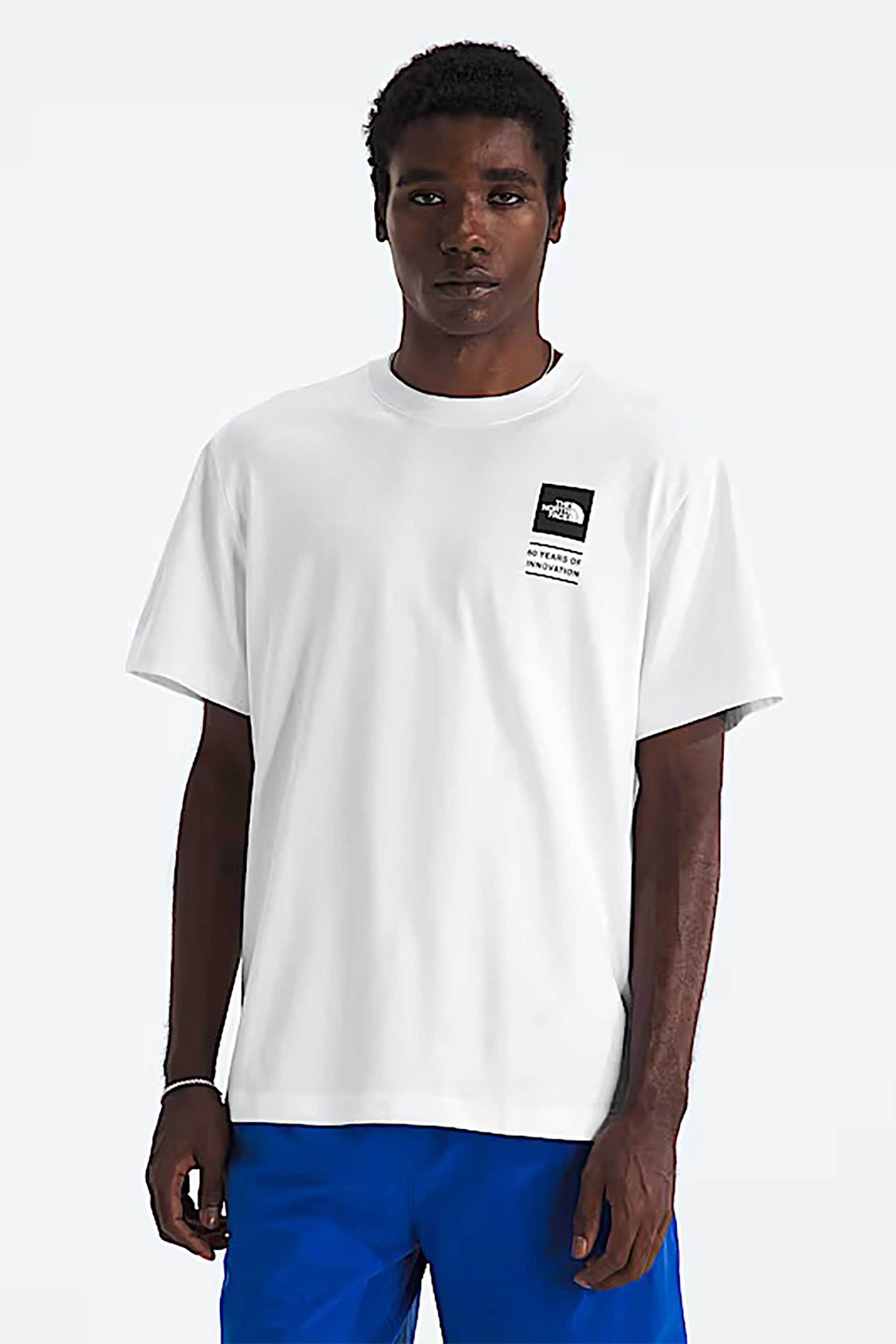 The North Face ανδρικό T-shirt Relaxed Fit "Celebration Graphic" - NF0A8GARFN41 Λευκό