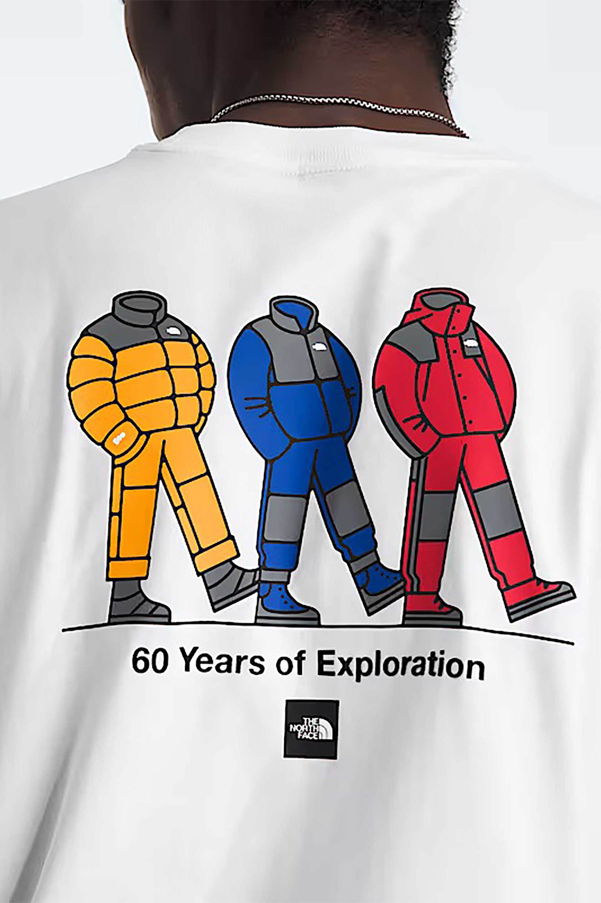 The North Face Ανδρικό T-Shirt Relaxed Fit Celebration Graphic - Nf0A8Garfn41 Λευκό
