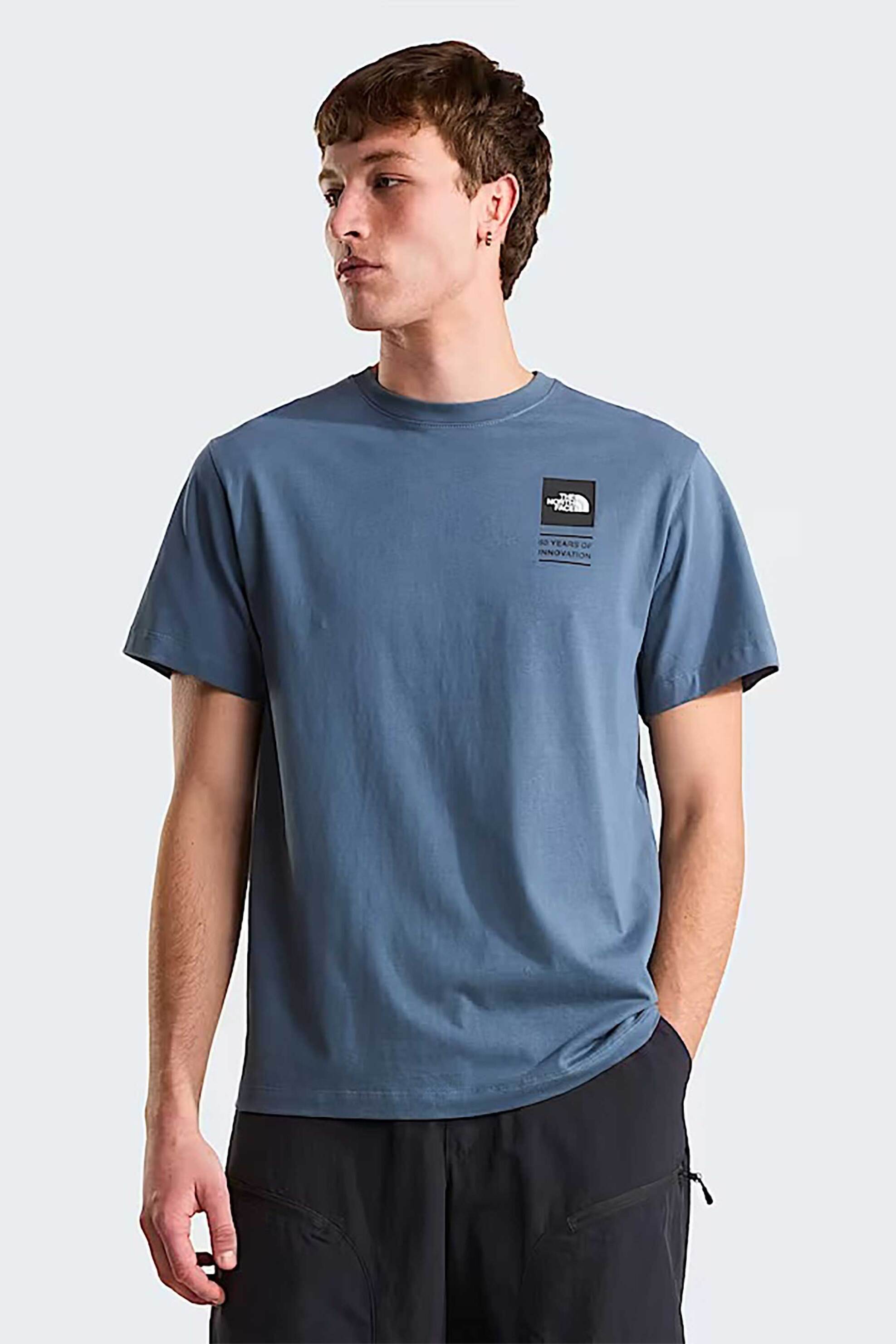 The North Face ανδρικό T-shirt Regular Fit "Icon Celebration Graphic" - NF0A8GAS0U31 Μπλε