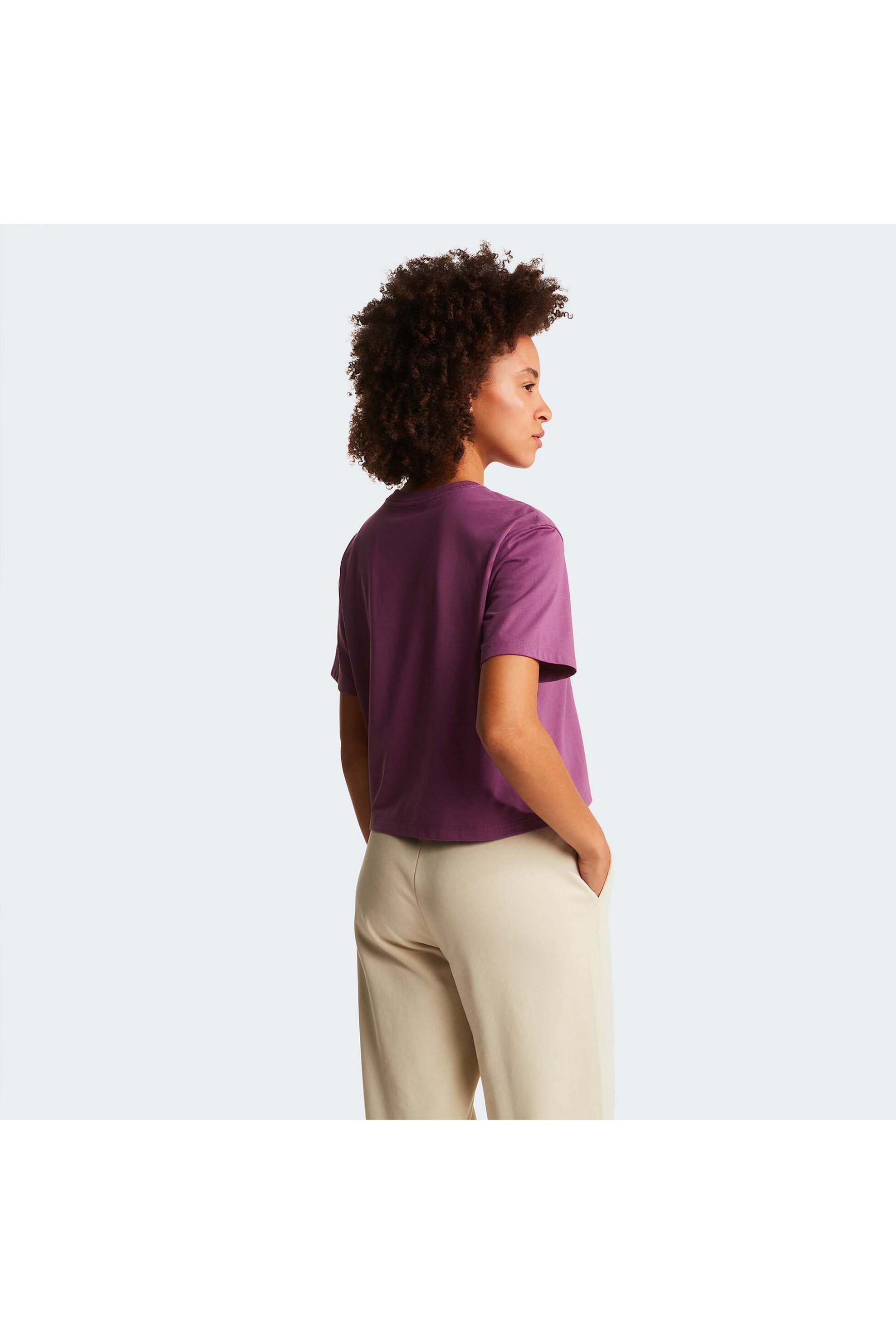 The North Face Γυναικείο T-Shirt Cropped Evolution Simple Dome - Nf0A8Fdhg4Y1 Μοβ