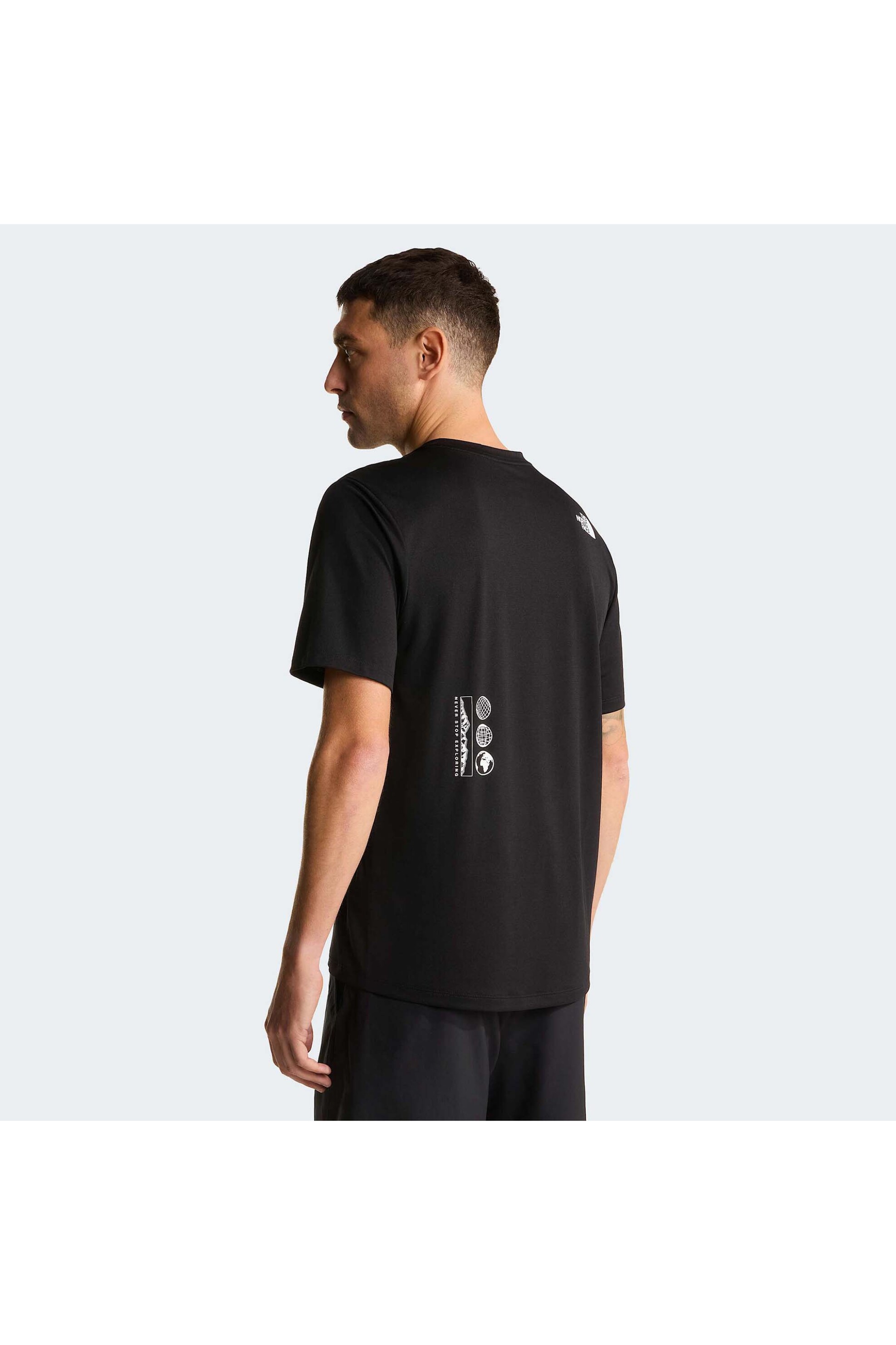 The North Face Ανδρικό T-Shirt 24 7 Graphic - Nf0A8G83Jk31 Μαύρο