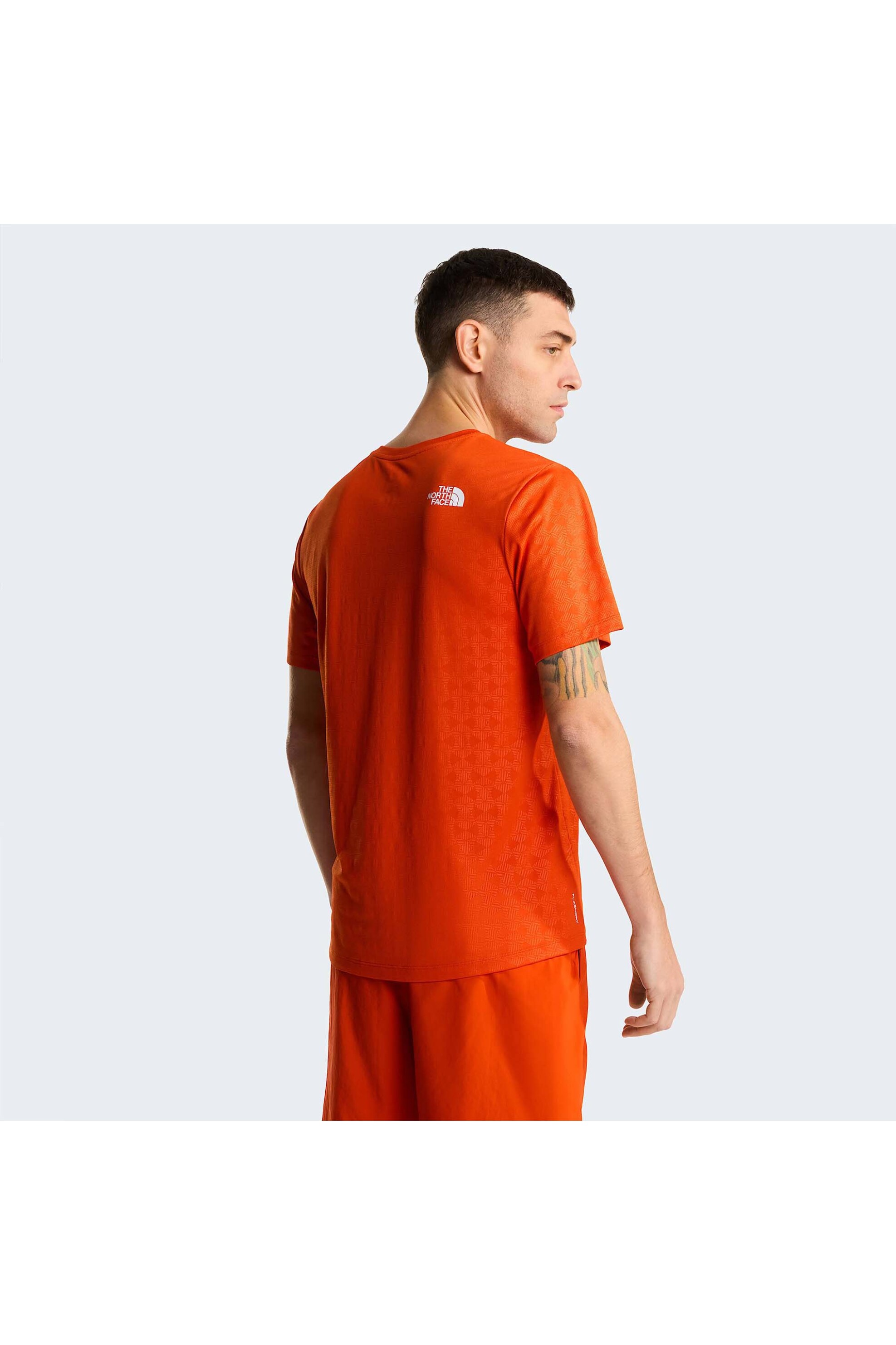 The North Face Ανδρικό T-Shirt 24 7 Graphic - Nf0A8G87G6L1 Πορτοκαλί