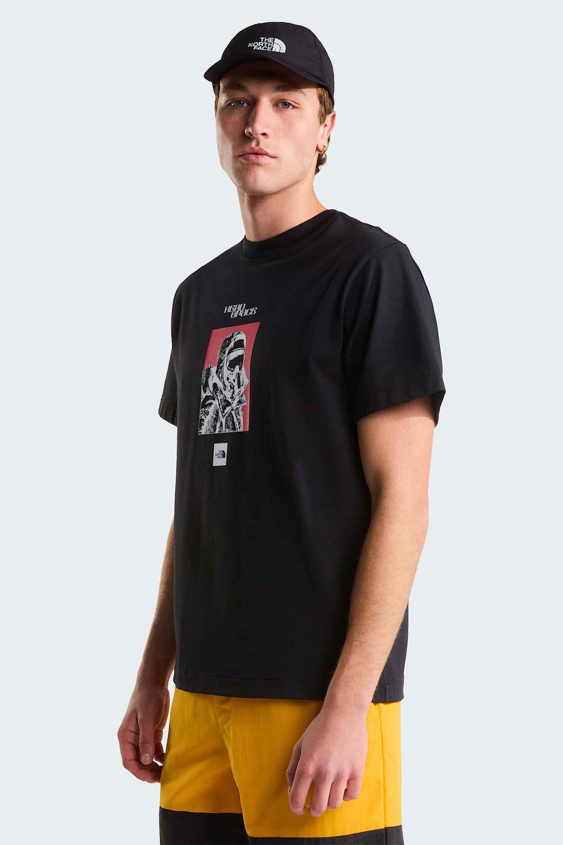 The North Face ανδρικό T-shirt "Explorer Relaxed Graphic" - NF0A8G9MJK31 Μαύρο