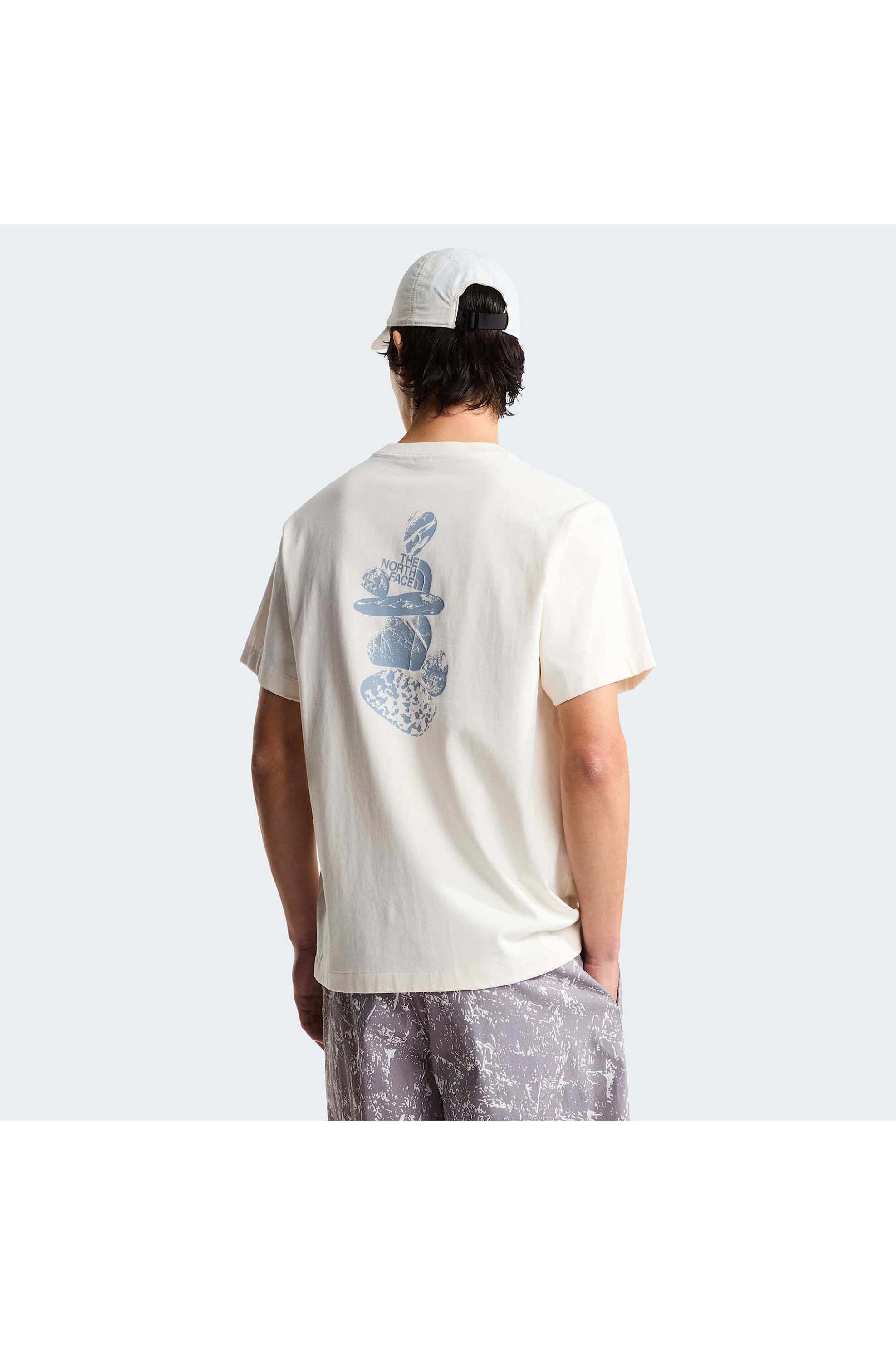 The North Face Ανδρικό T-Shirt Stones Relaxed - Nf0A8G9Rqli1 Εκρού