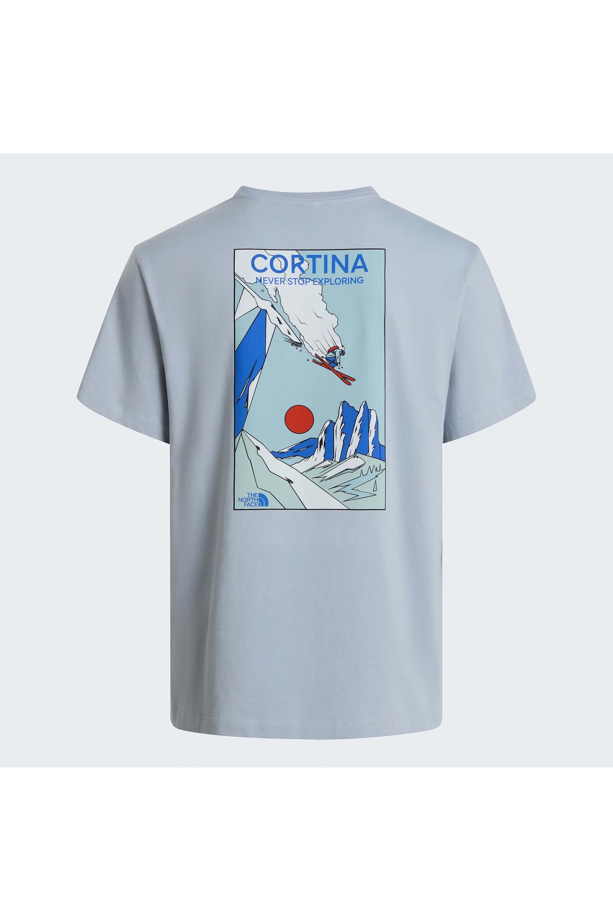 The North Face Unisex T-Shirt Mountain Celebration Regular - Nf0A8G9Zfm21 Γαλάζιο