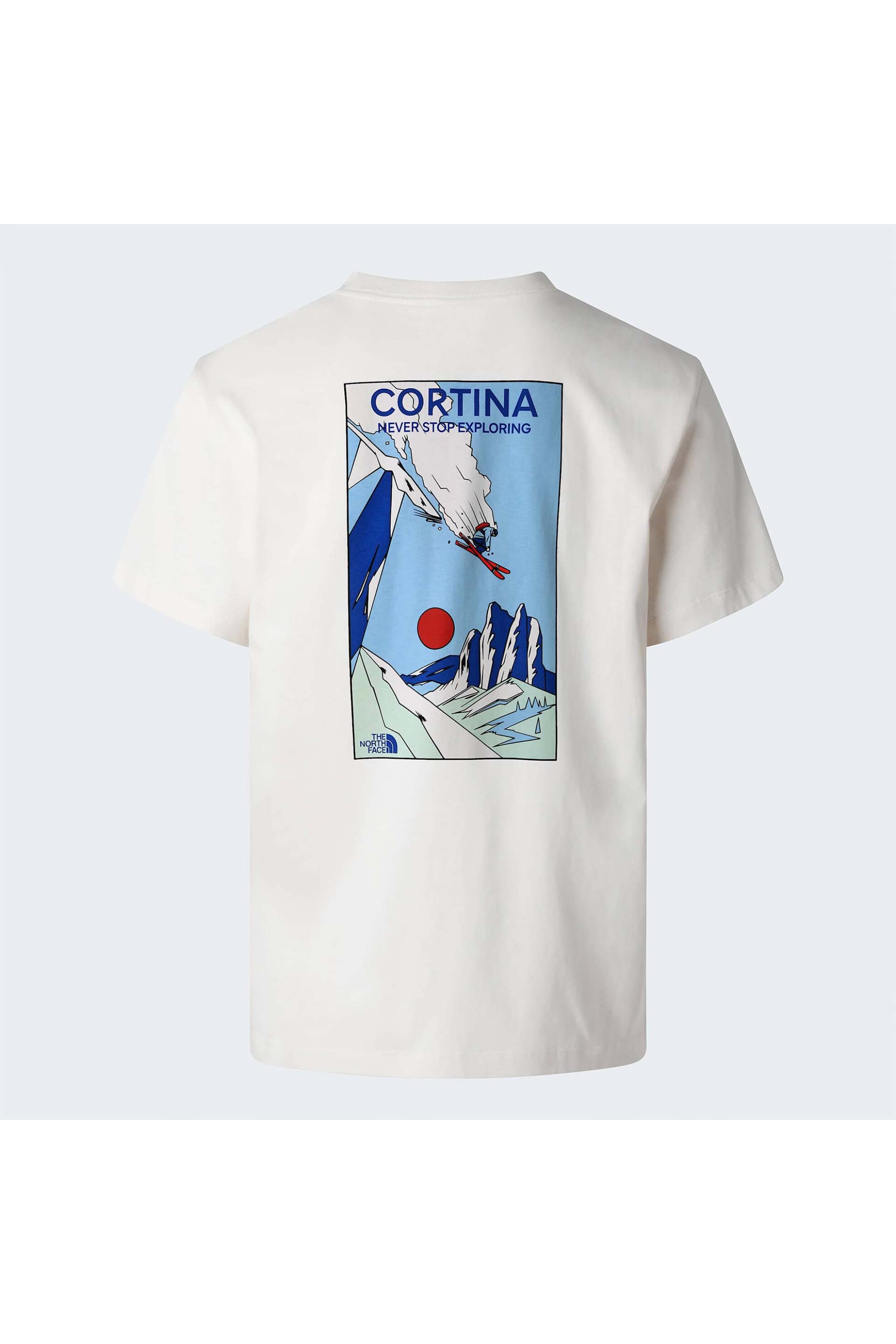 The North Face Unisex T-Shirt Mountain Celebration Regular - Nf0A8G9Zqli1 Εκρού